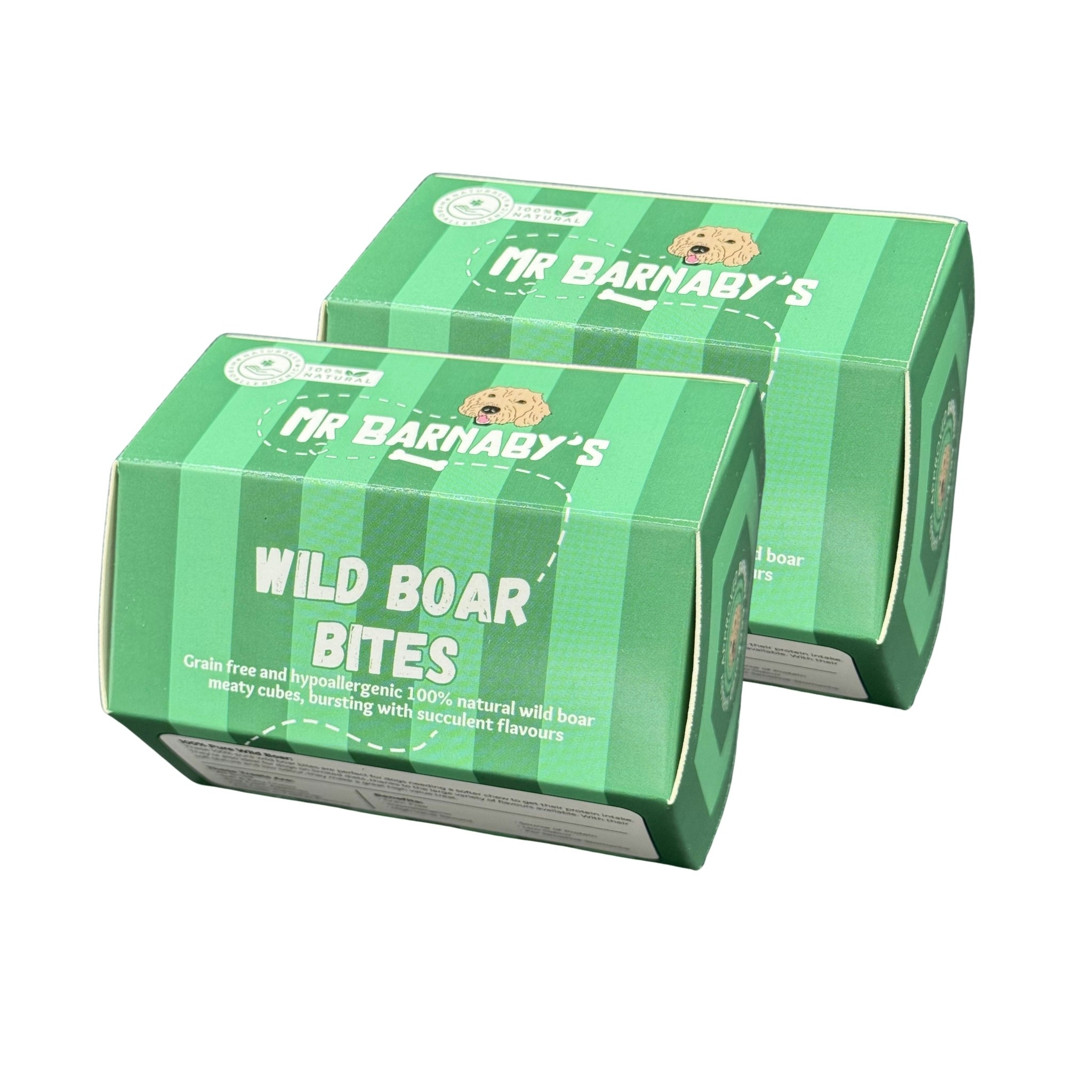 Mr Barnaby’s Grain Mr Barnaby's Wild Boar Bites Dog Treats (Pack Of 2) - Pack Of 2 - 2