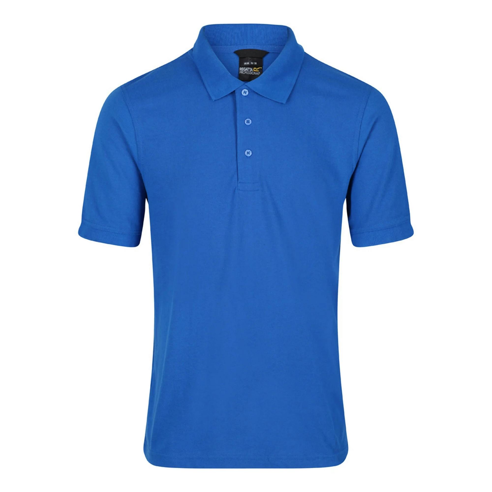 Regatta Men's Blue Classic Pique Polo Shirt - Oxford - S - Oxford - 65% Polyester/35% Cotton