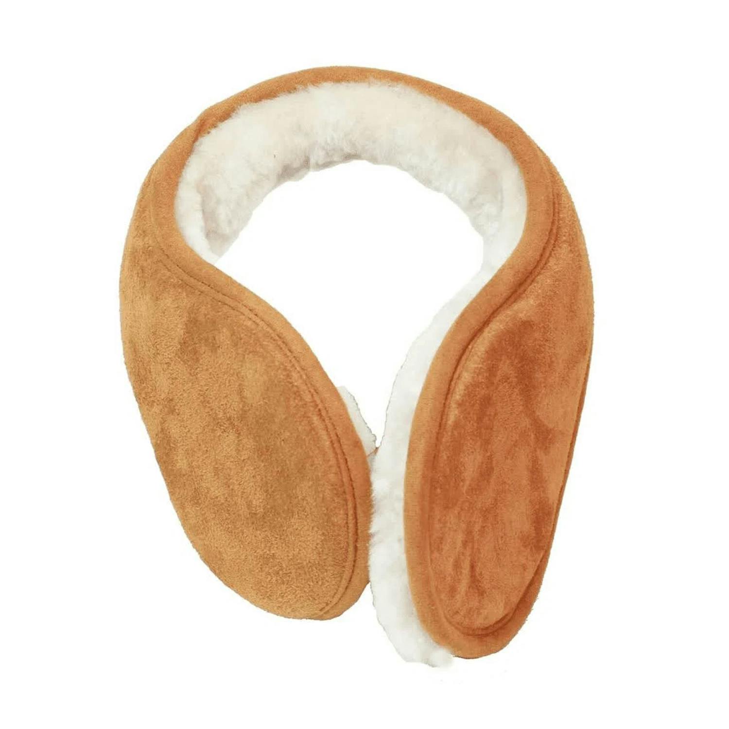 Eastern Counties Leather Unisex Adult Royston Sheepskin Earmuffs - Chestnut - Chestnut - One Size