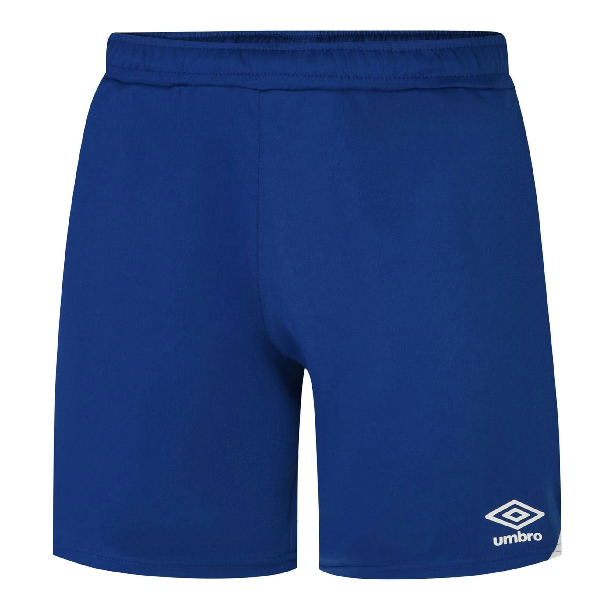 Umbro Men's Blue/White Total Training Shorts - Royal - Xxl - Royal - 100% Polyester