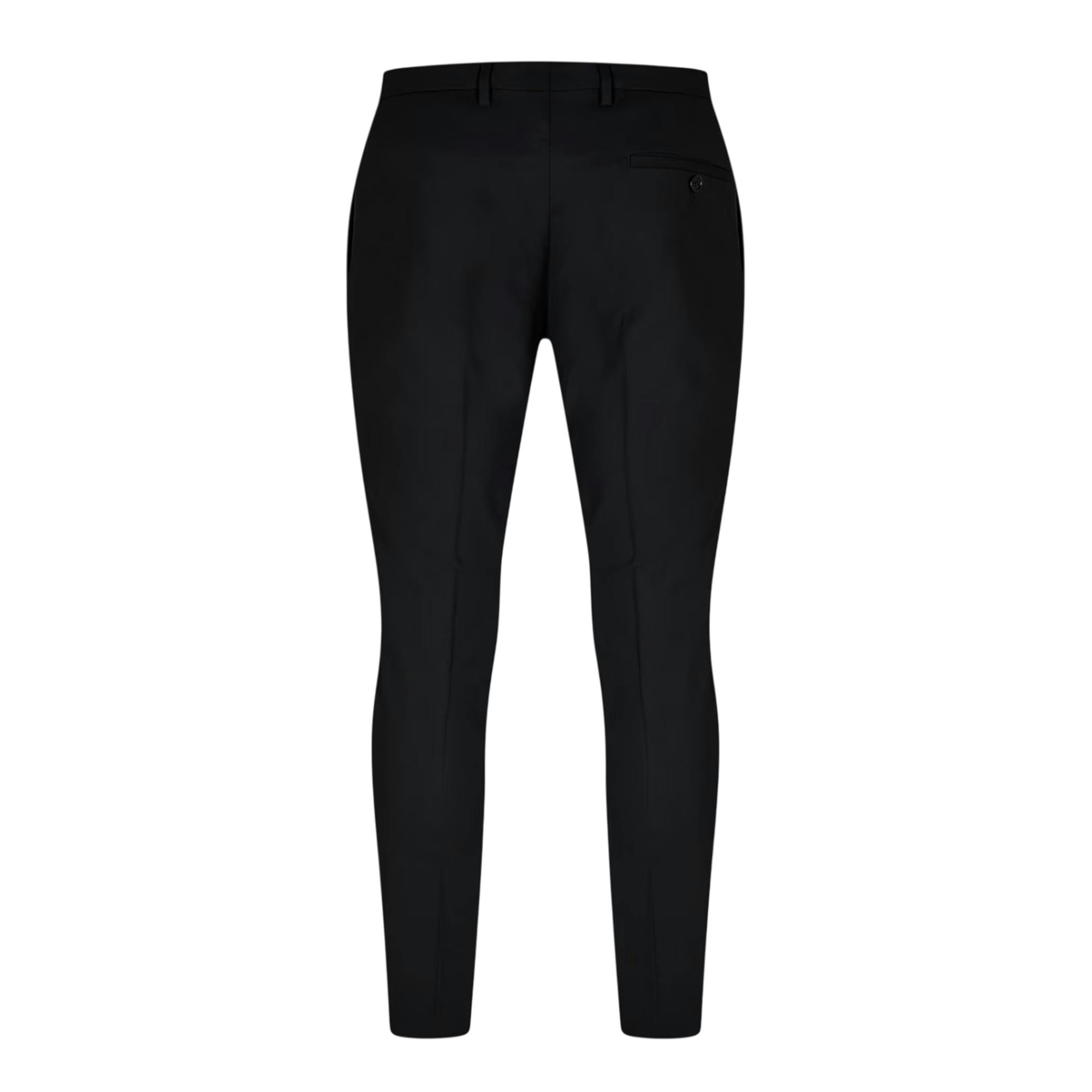 Ben Sherman Men's Black Priory Skinny Suit Trousers - 35R - 64% Polyester/34% Wool/2% Elastane