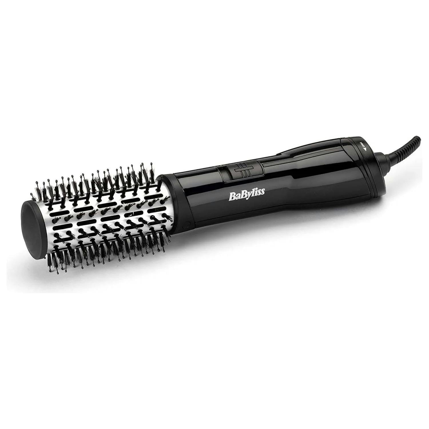 Babyliss Flawless Volume Hot Air Brush, Ionic, Dry And Style, 38Mm Titanium-Ceramic Barrel