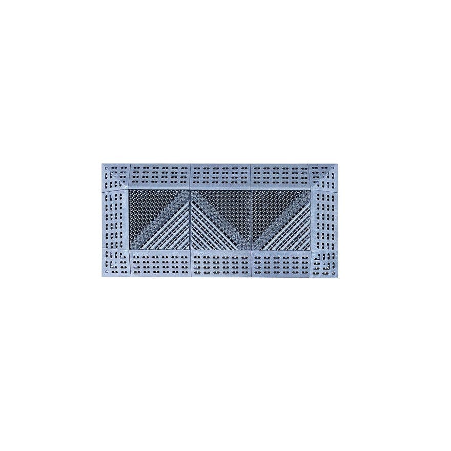 Rackhams Heavy Duty 3 In 1 Brush Doormat - 3X1 (60X30cm)