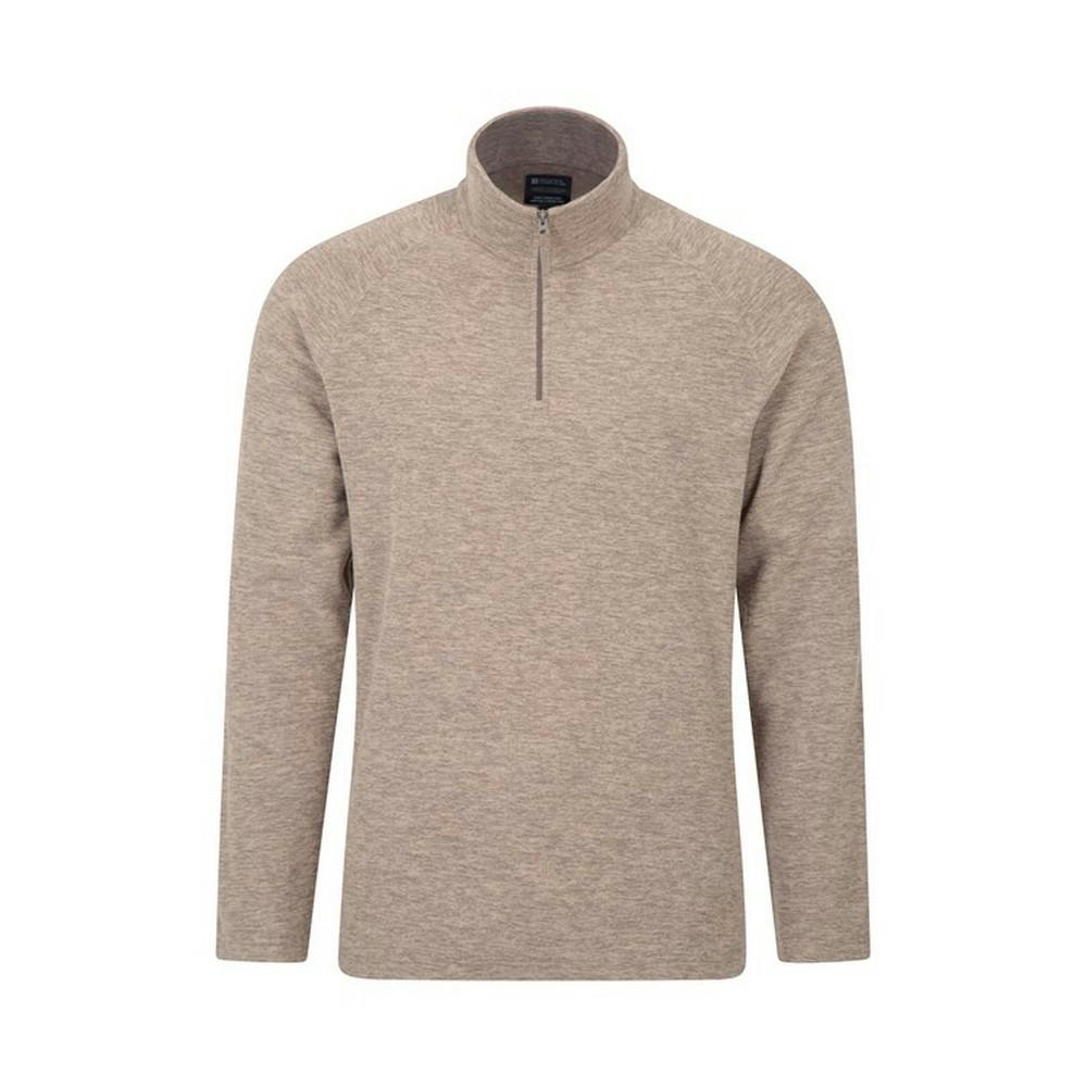 Mountain Warehouse Men's Brown Snowdon Ii Fleece Top - 4XL - 100% Polyester