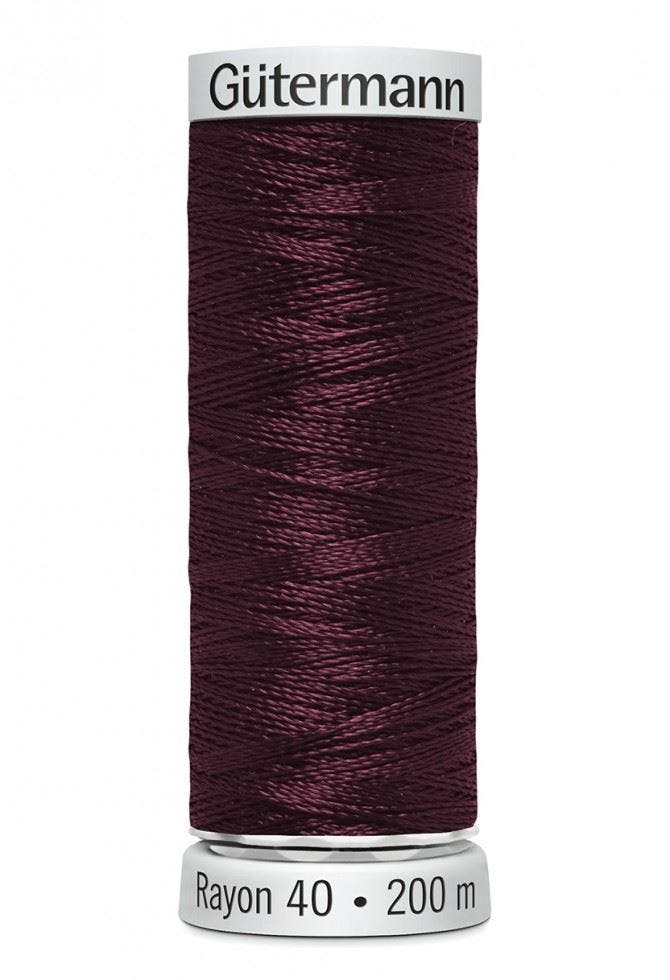 Gutermann No 40 Sulky Rayon Embroidery Thread 200M Rayon Thread Suitable For Embroidery - 1189 - 200 Metres