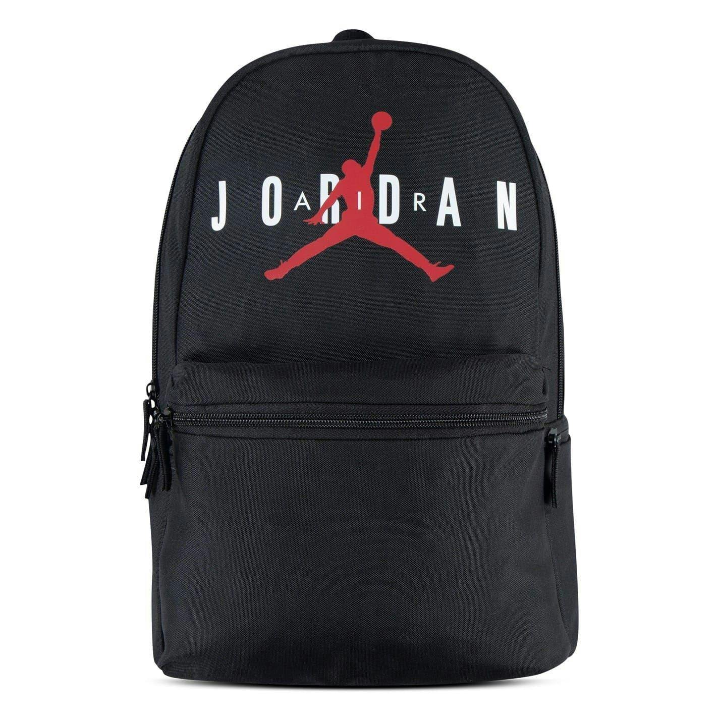 Nike Black/Red Air Jordan Hbr 25L Laptop Backpack - One Size