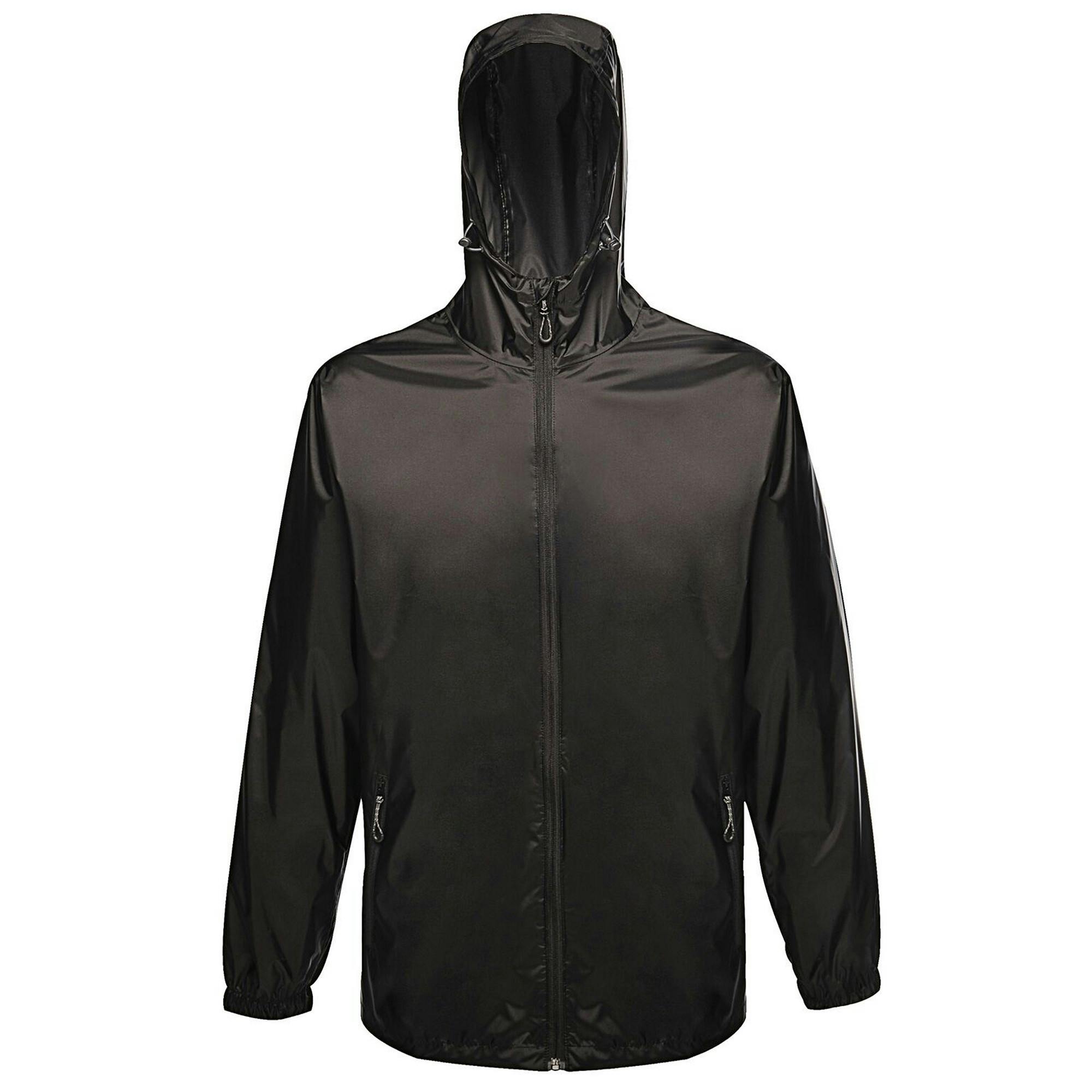 Regatta Men's Black Pro Packaway Waterproof Breathable Jacket - 3XL - 100% Polyamide