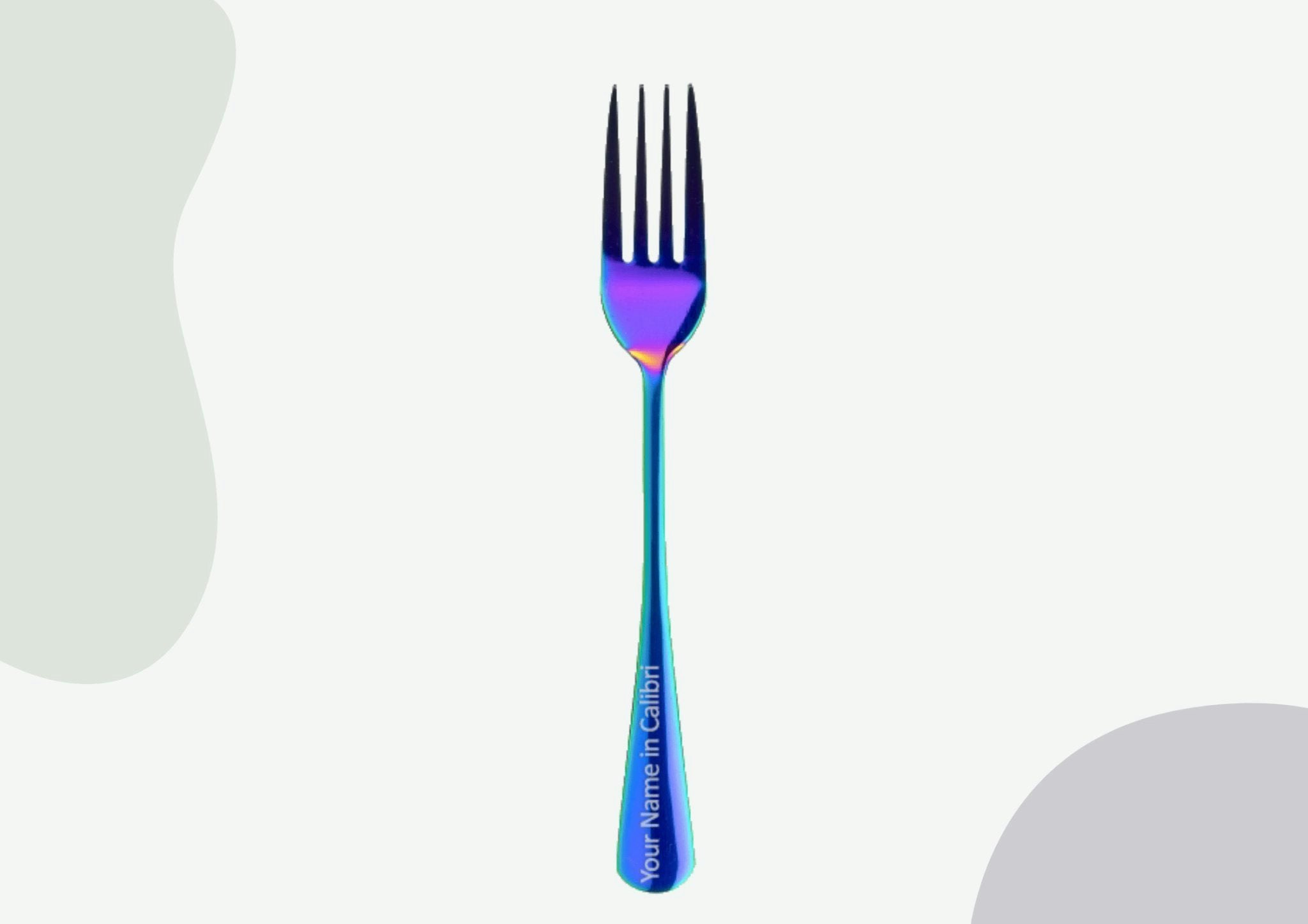 Mylee London Personalised Stainless Steel Fork - Multi - Yes