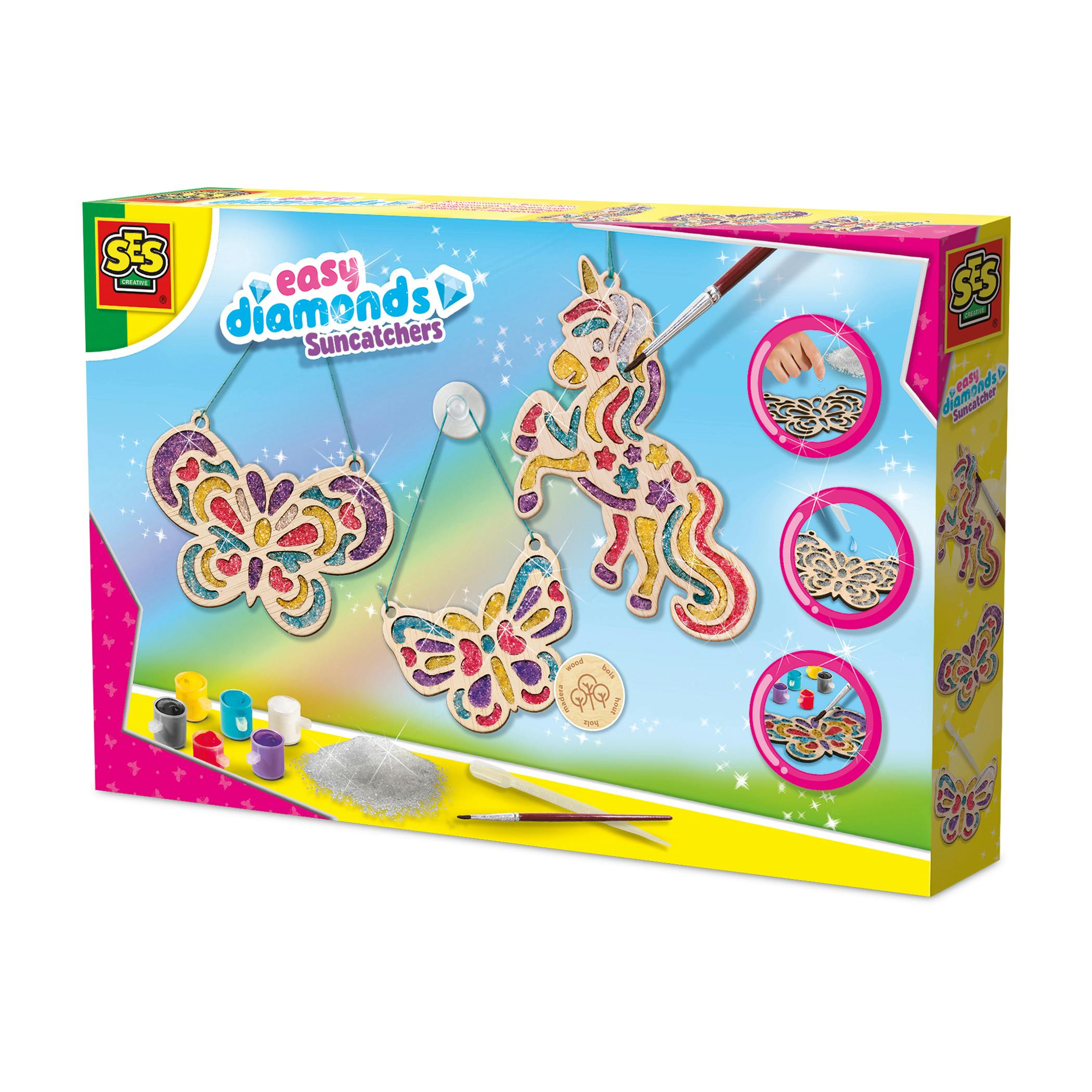 Ses Creative Yellow Easy Diamonds - Suncatchers - 1 - Na