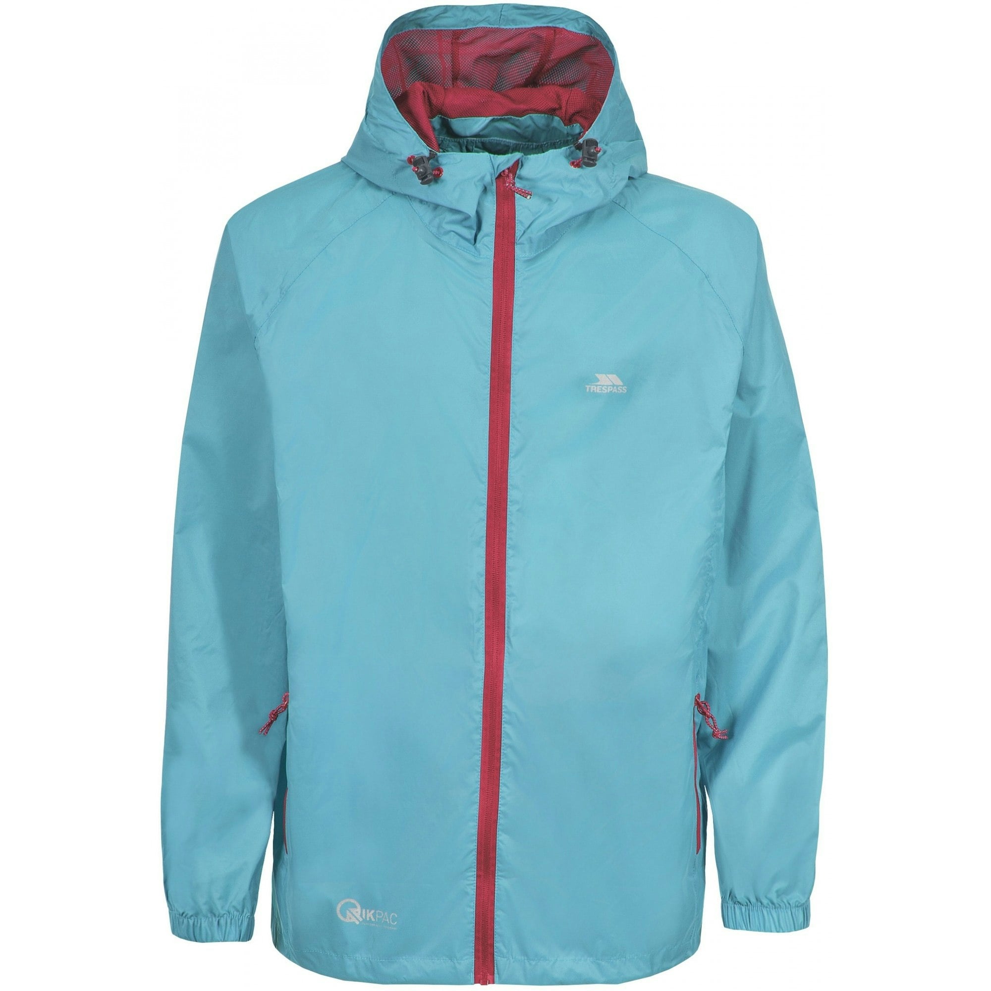 Trespass Childrens/Kids Qikpac Waterproof Packaway Jacket - Aquatic - Aquatic - Size 7/8 Years