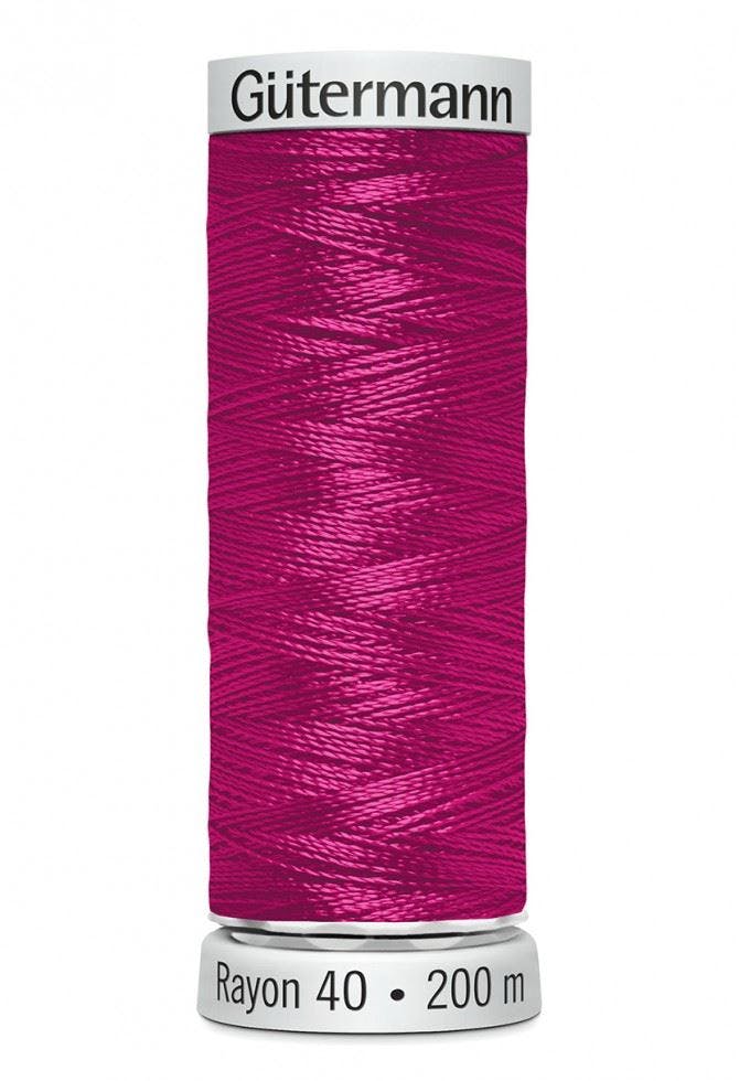Gutermann No 40 Sulky Rayon Embroidery Thread 200M Rayon Thread Suitable For Embroidery - 1231 - 200 Metres