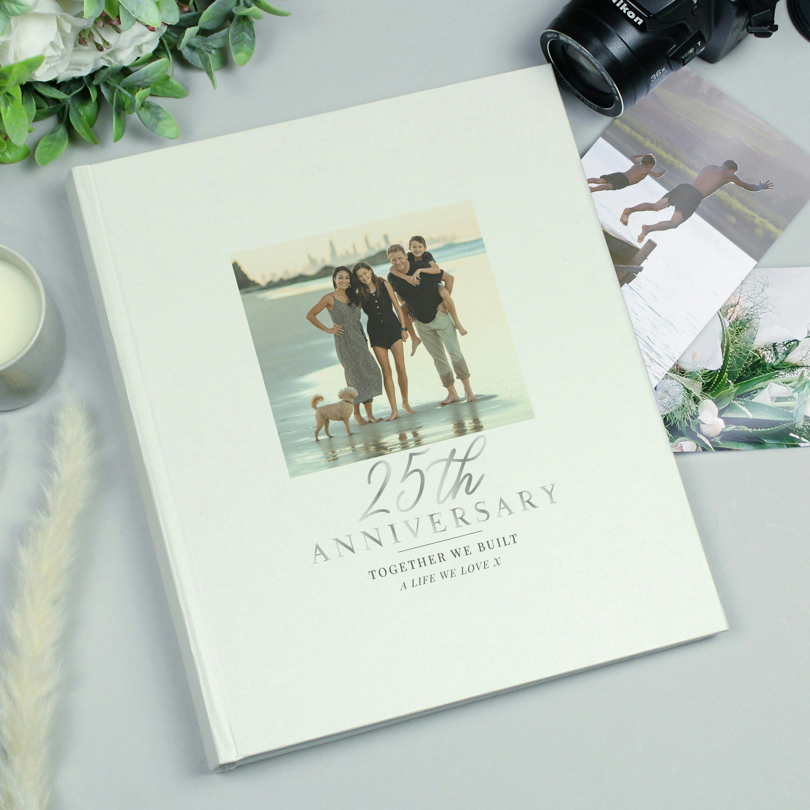 Rackhams Personalised Photo Upload 25Th Anniversary Traditional Photo Album
