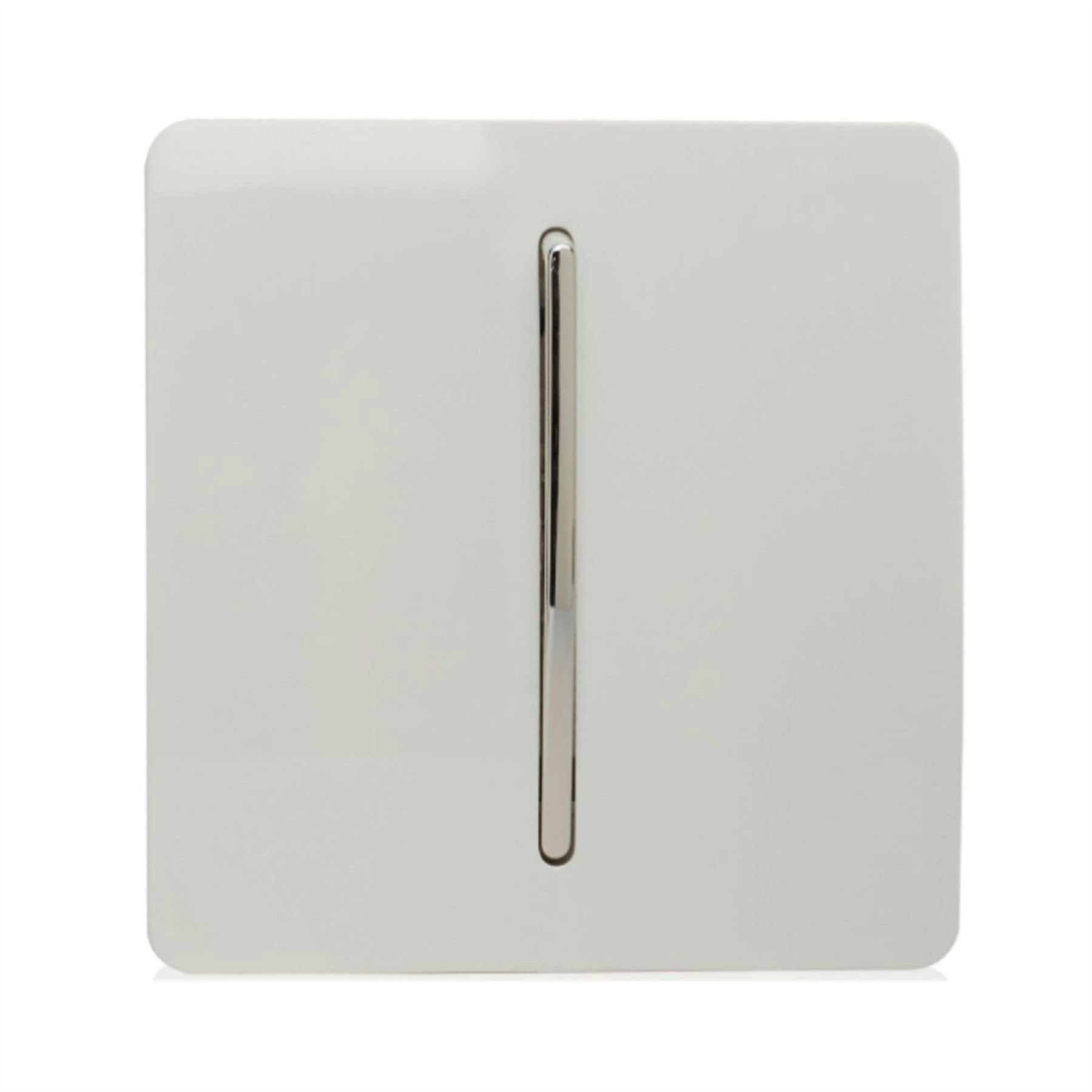 Trendi Switch White Screwless 10 Amp Triple Pole Fan Isolator Switch In Ice - Fiwh