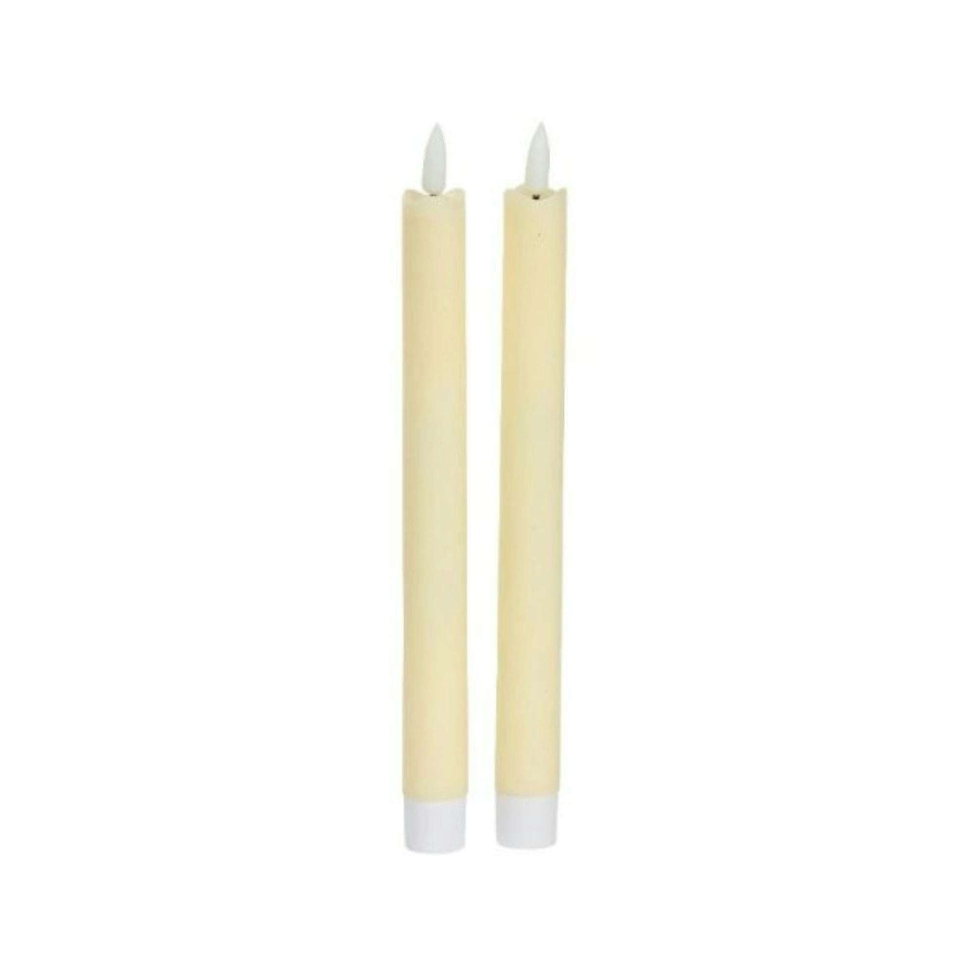 Rackhams Cream 25Cm Set Of 2 Battery Operated Flameless Led Table Candles
