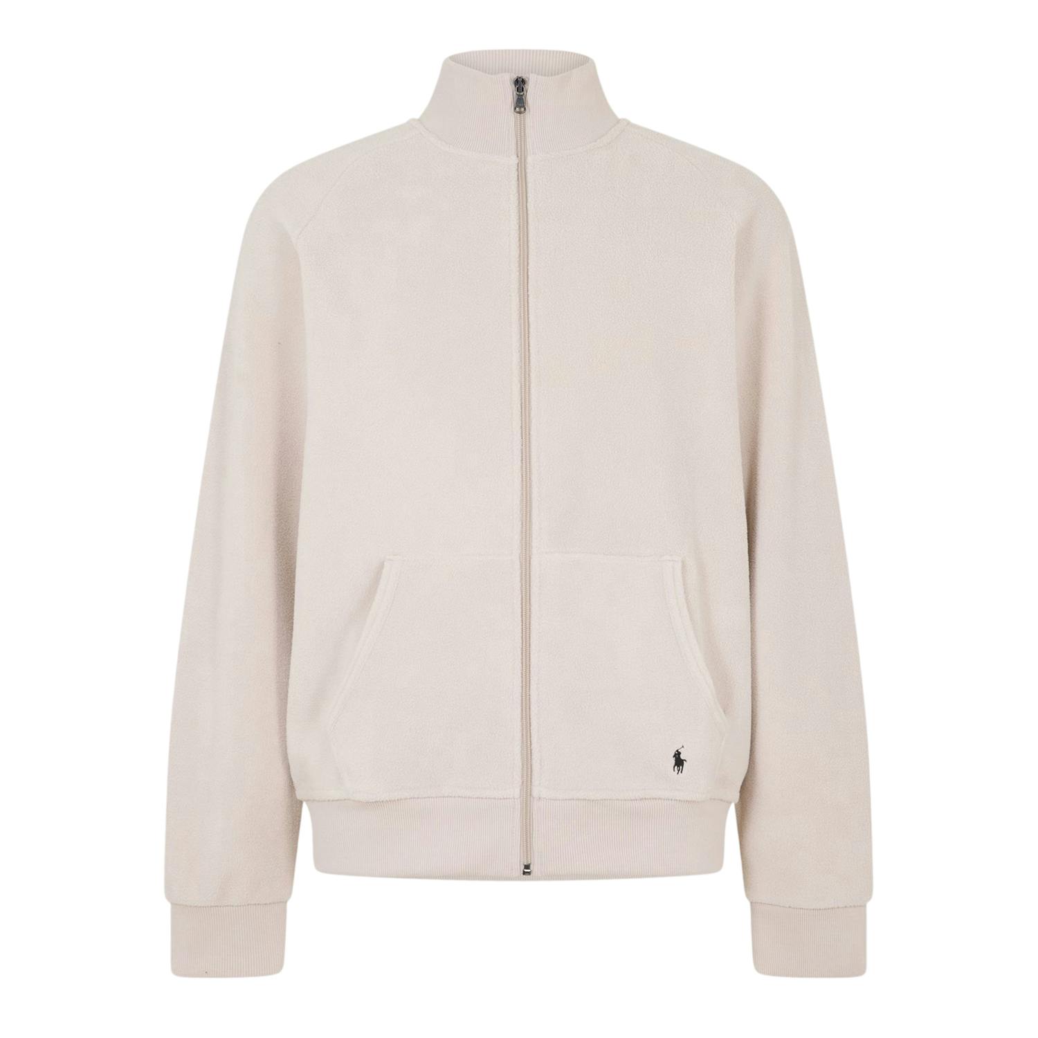 Ralph Lauren Men's Fleece Jacket - Stone - Xxl - Stone - 100% Mixed