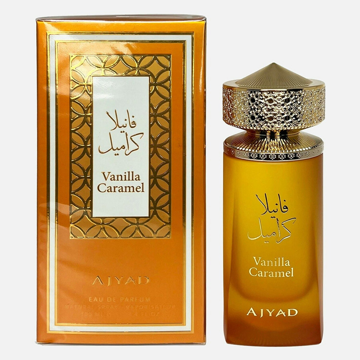Anfar Unisex Golden/White Ajyad Vanilla Caramel 100Ml Edp