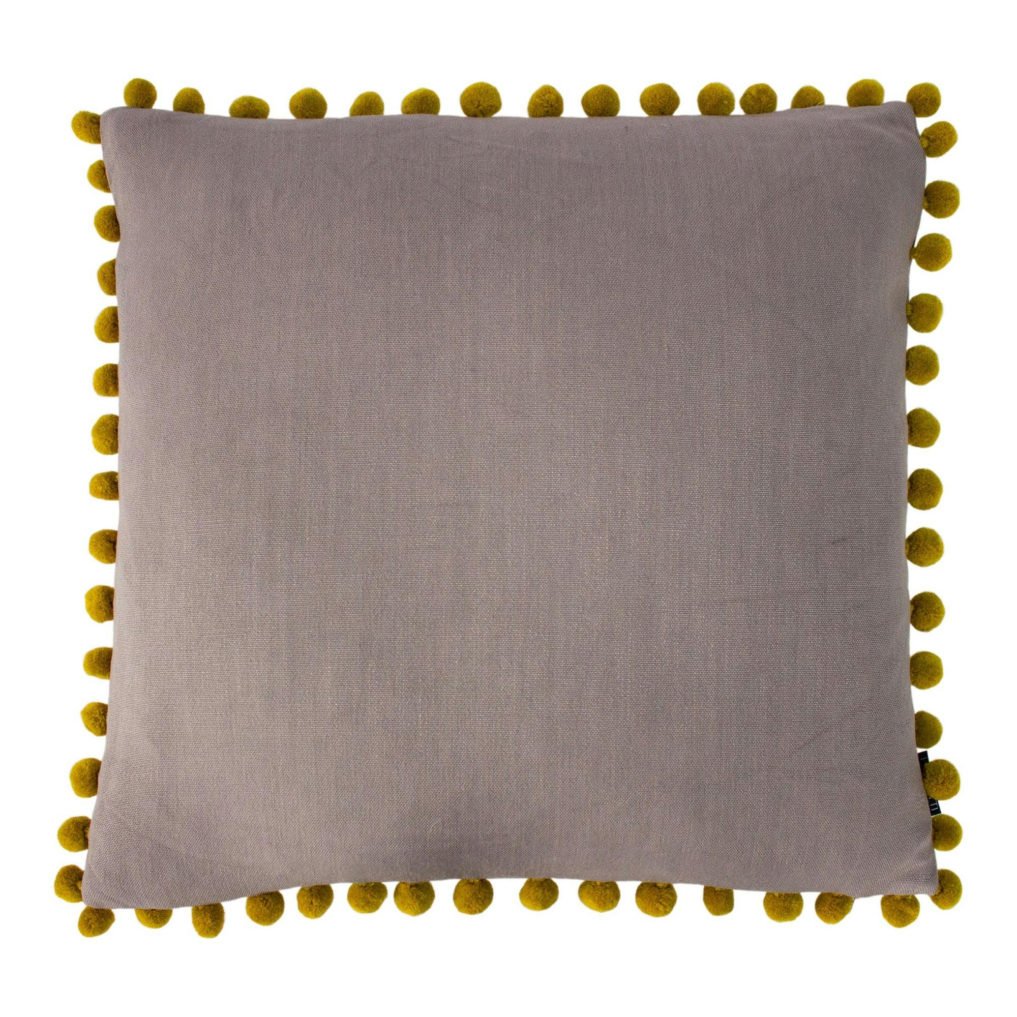 Riva Home Grey/Gold Mardi Gras Cushion Cover - Dove - One Size - Dove - 100% Viscose