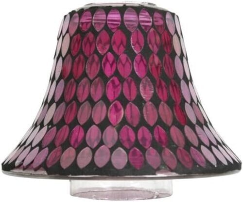 Rackhams Pink S Prp & Candle Jar Shade 16Cm