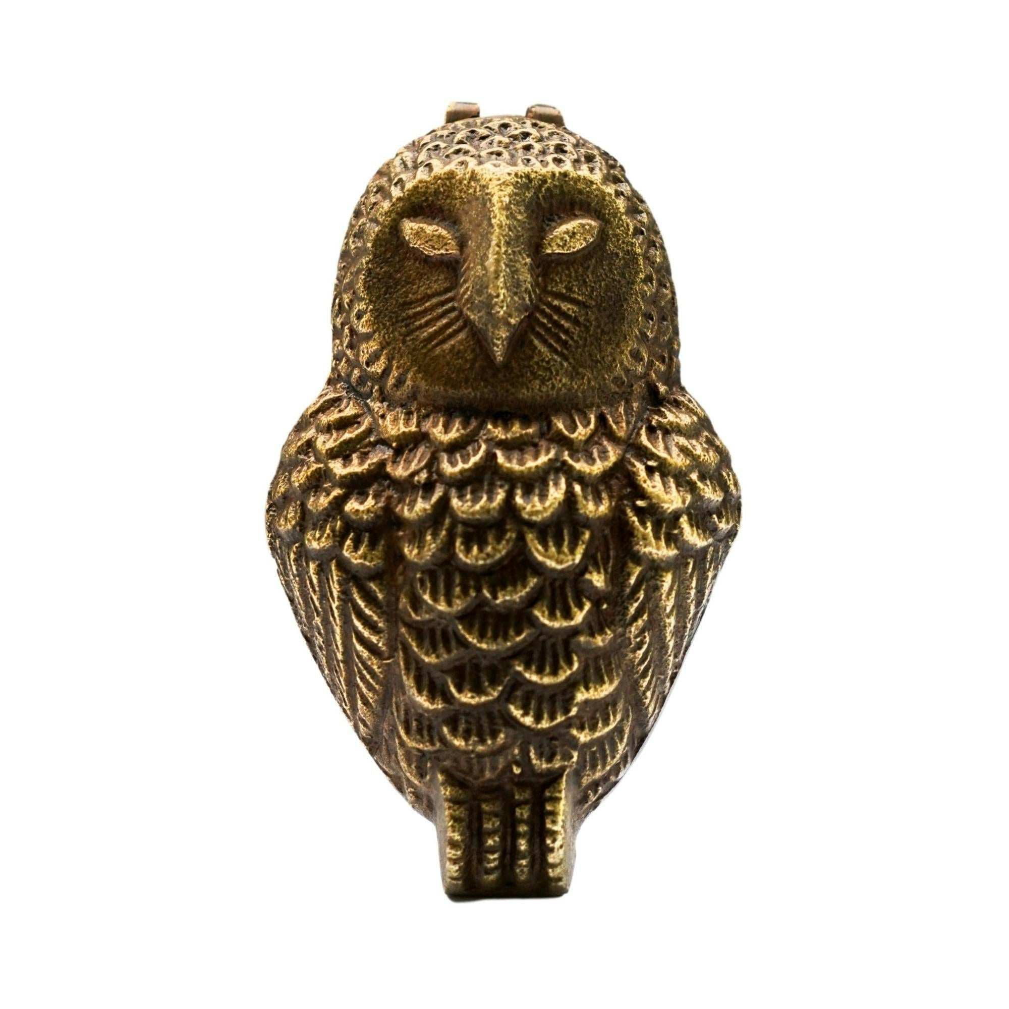 Rackhams Cast Iron Owl Door Knocker - Antique Brass