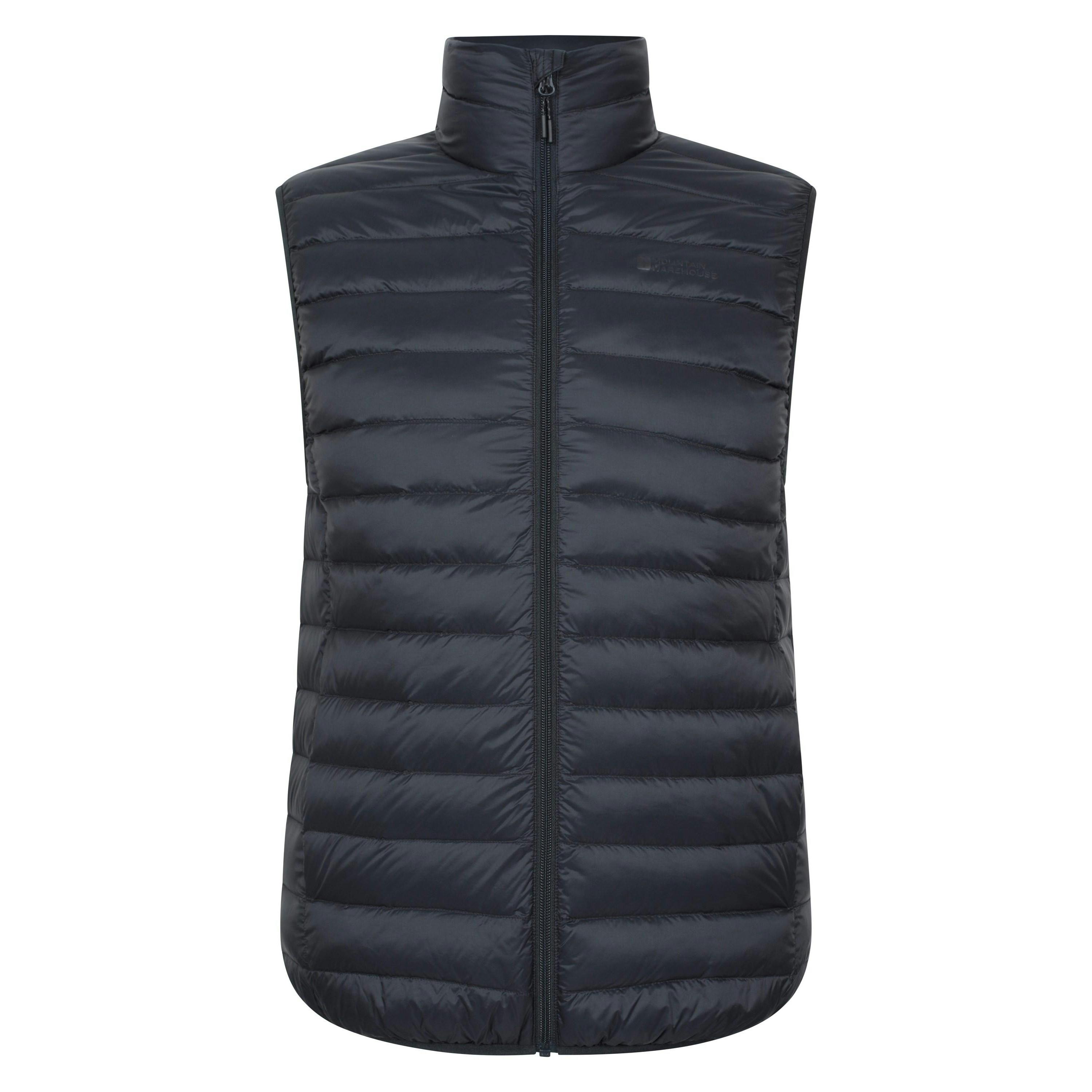 Mountain Warehouse Men's Black Featherweight Ii Gilet - Jet - Xxl - Jet - 100% Polyamide