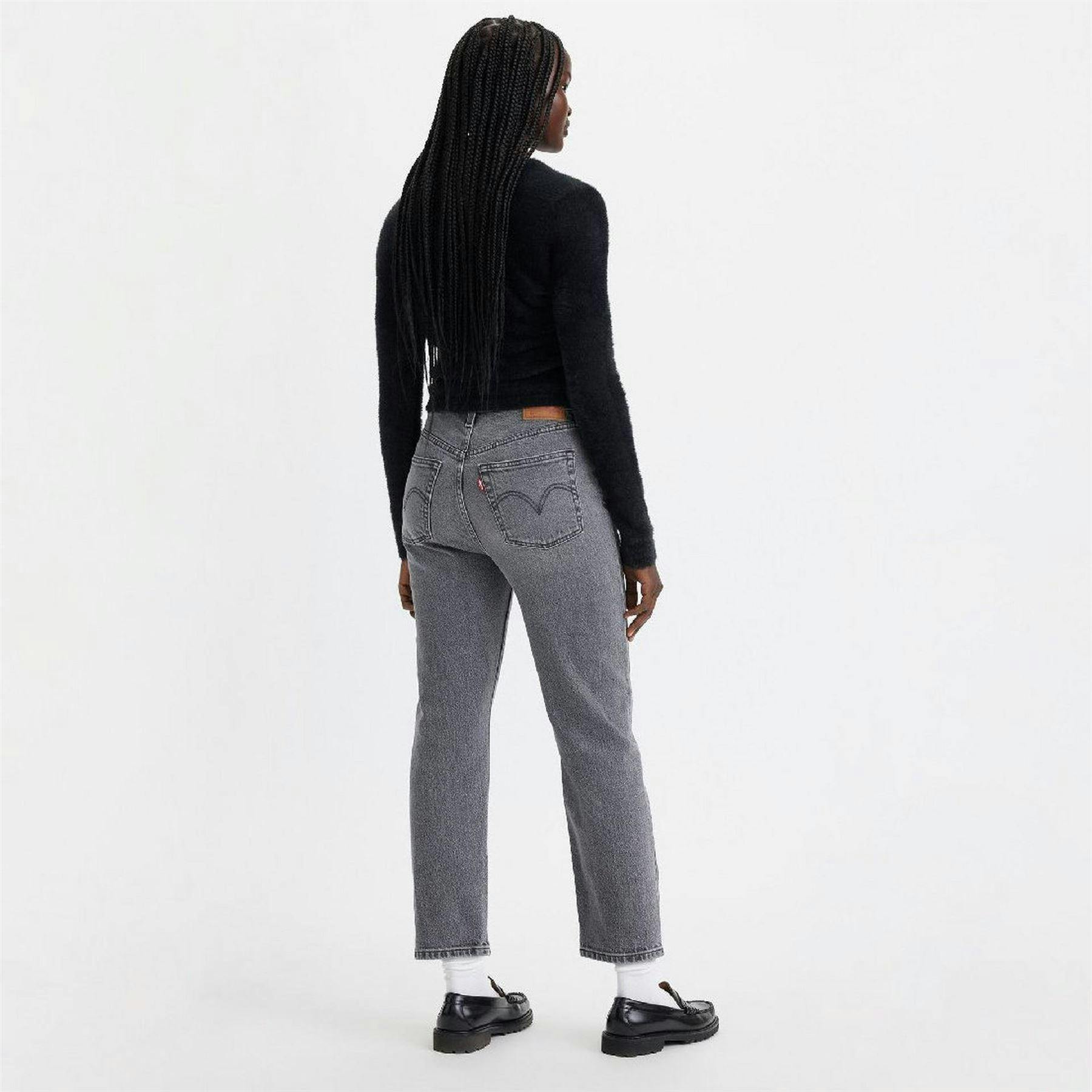 Levis Women's Light / 501 Straight Leg Ankle Grazer Jeans - Hit The Road - 32R - Hit The Road - 100% Cotton