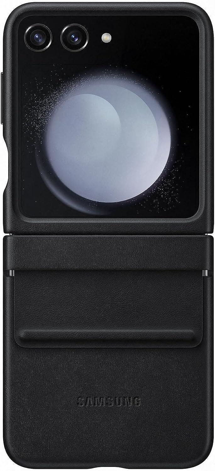 Samsung Flap Eco-Leather Case for Galaxy Z Flip5 - Black (EF-VF731) - Image 5