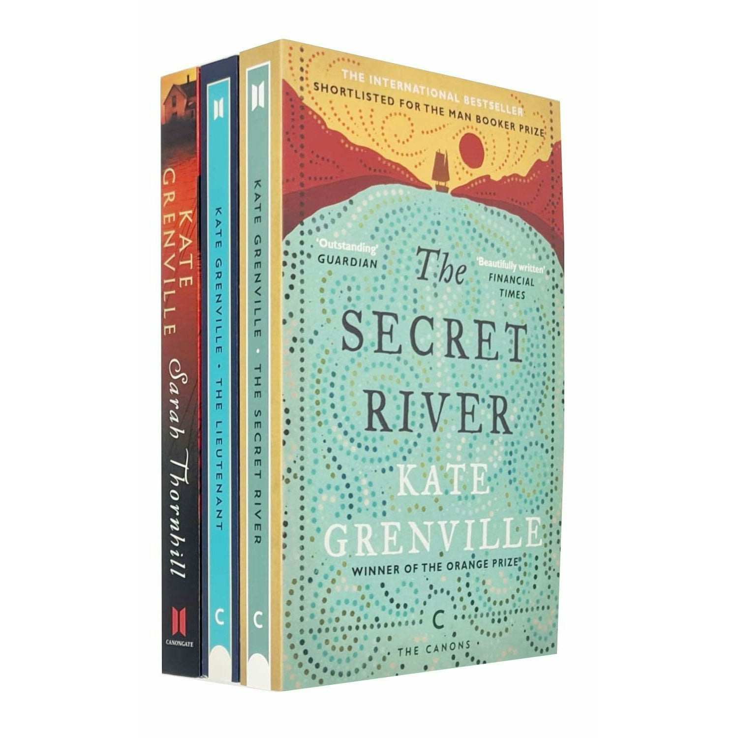 Canongate Books Kate Grenville Collection 3 Books Set (The Secret River, The Lieutenant, Sarah Thornhill)