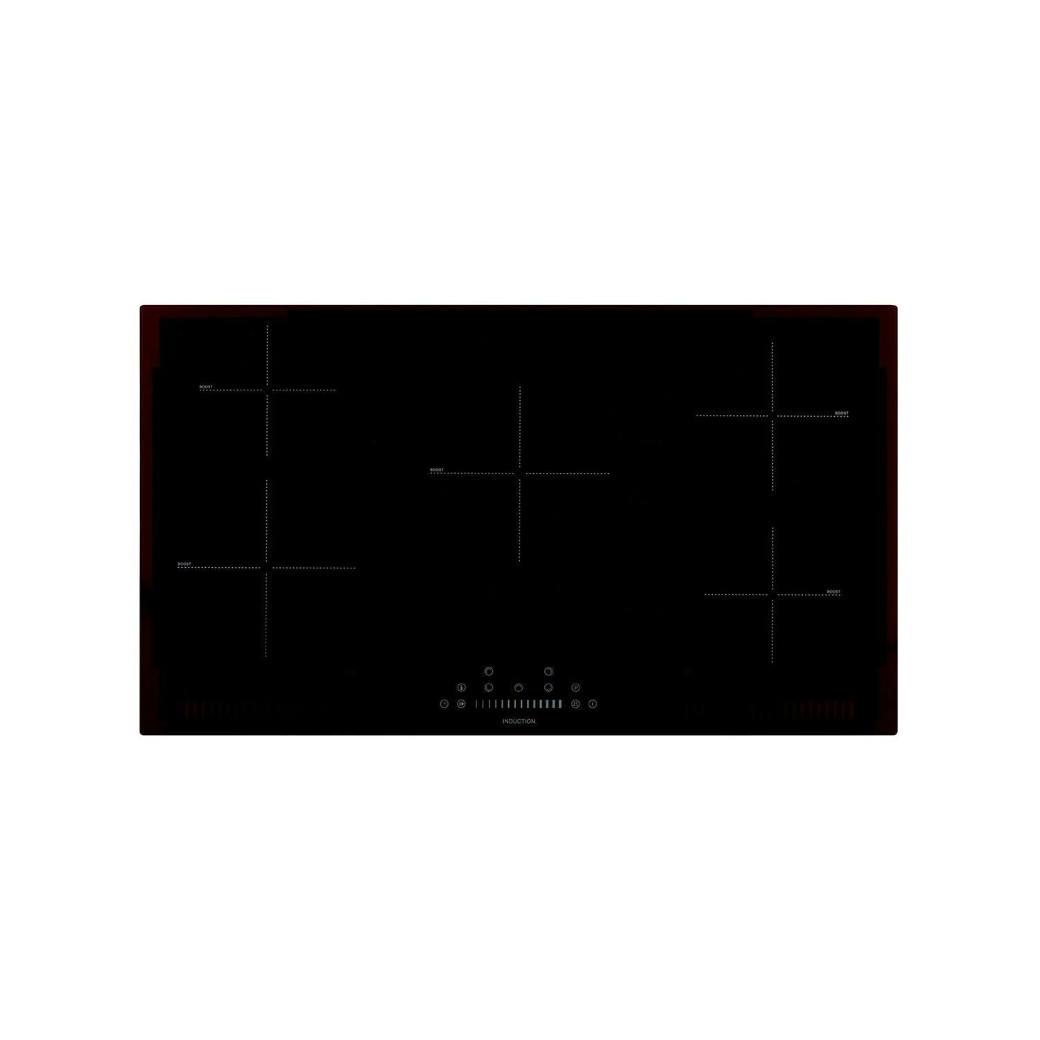 Willow Black 90Cm Ceramic Induction Hob - Wih90t