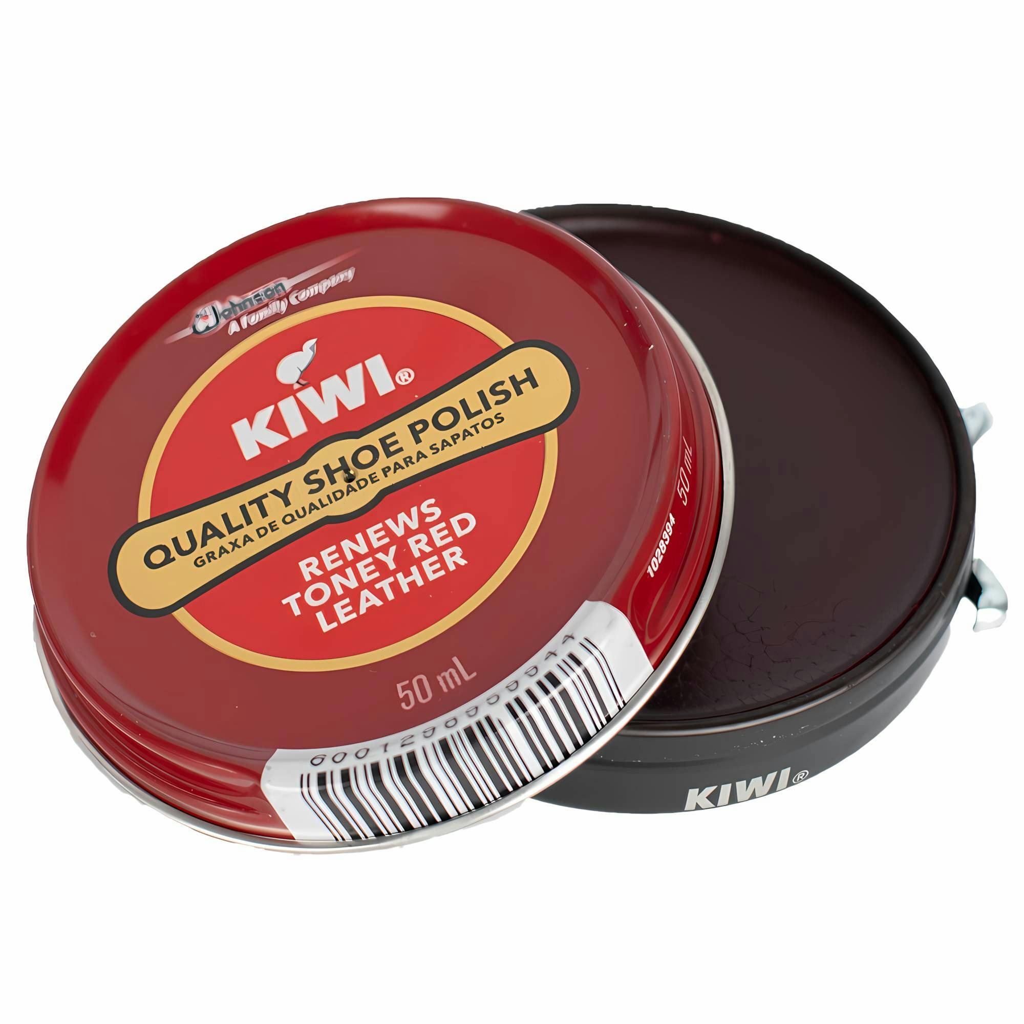 Kiwi Red Shoe Polish Wax - Classic Shine And Protection For Leather 50Ml - Toney