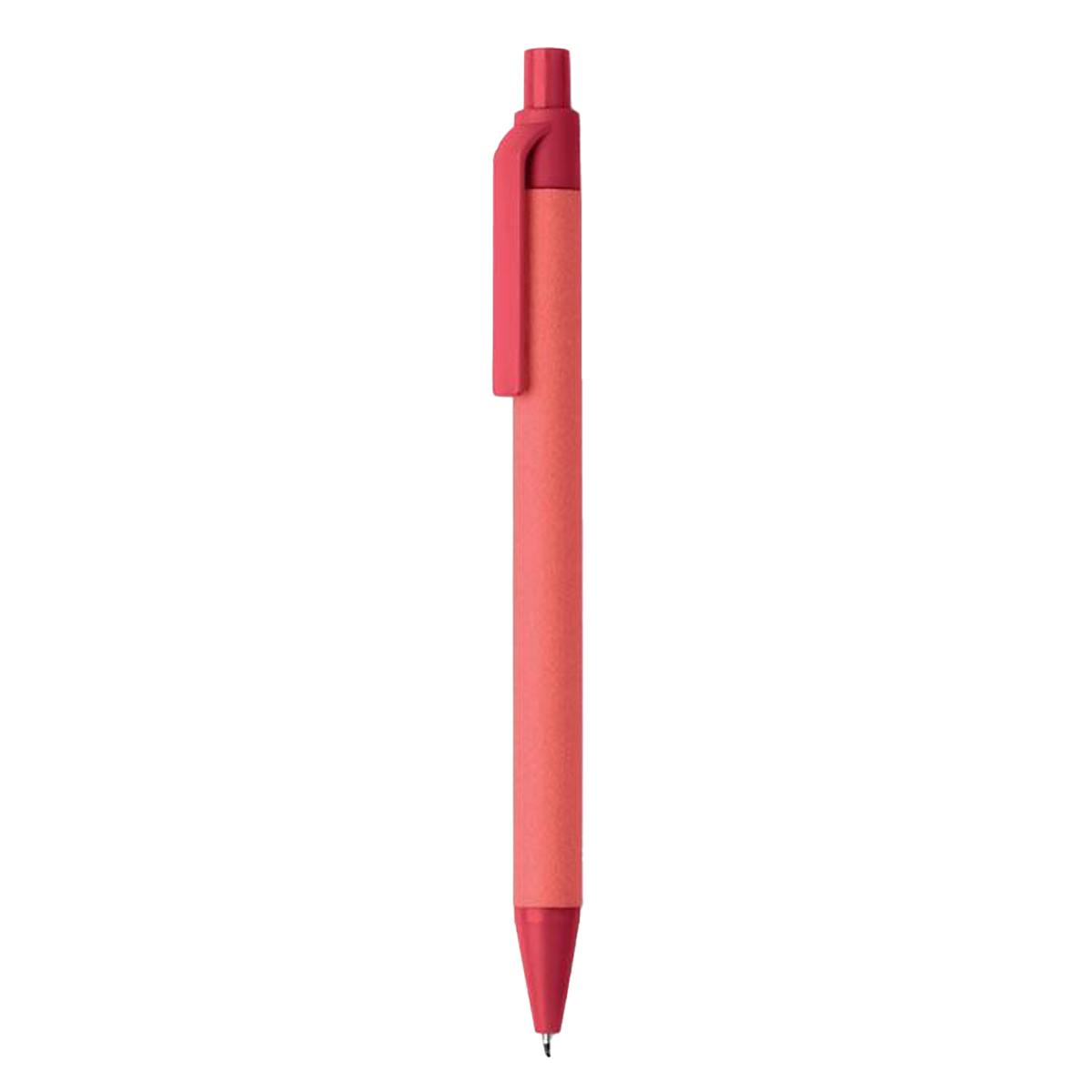 Midocean Red Cartoon Colou Ballpoint Pen - 14Cm X 1Cm
