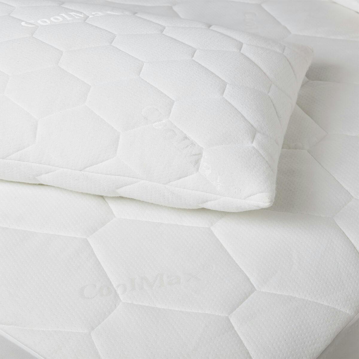 Soak&Sleep Waterproof Coolmax Mattress Protector - King - Pair
