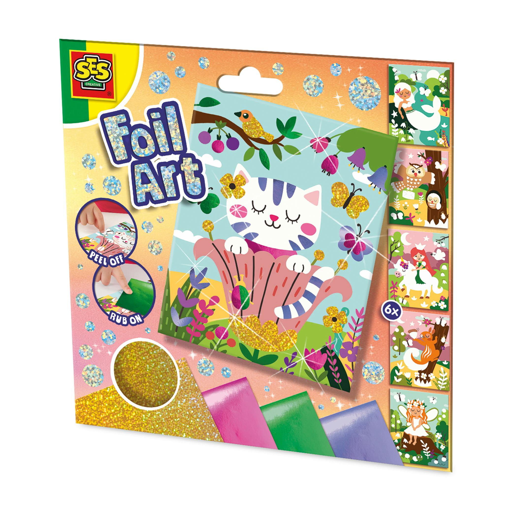 Ses Creative Green Foil Art - Forest Wonders - 1 - Na