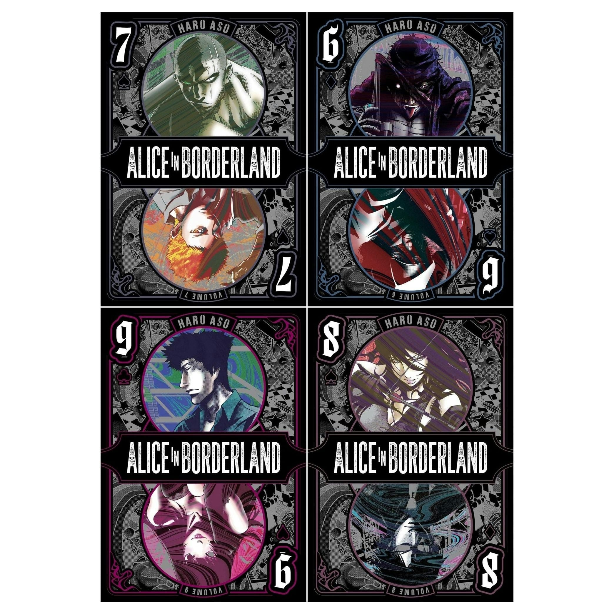 Viz Media Alice In Borderland 4 Books Collection Set (Volumes 6-9) By Haro Aso