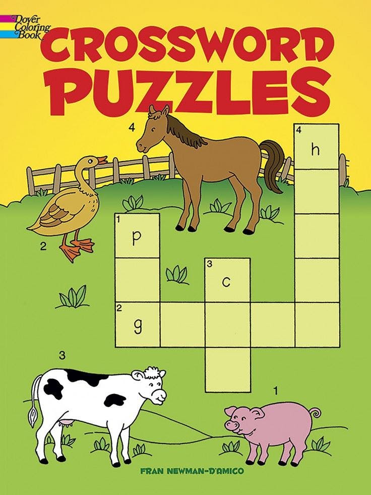 Crossword Puzzles (Dover Children's Activity Books).by Newman-D'Amico New** - Image 6