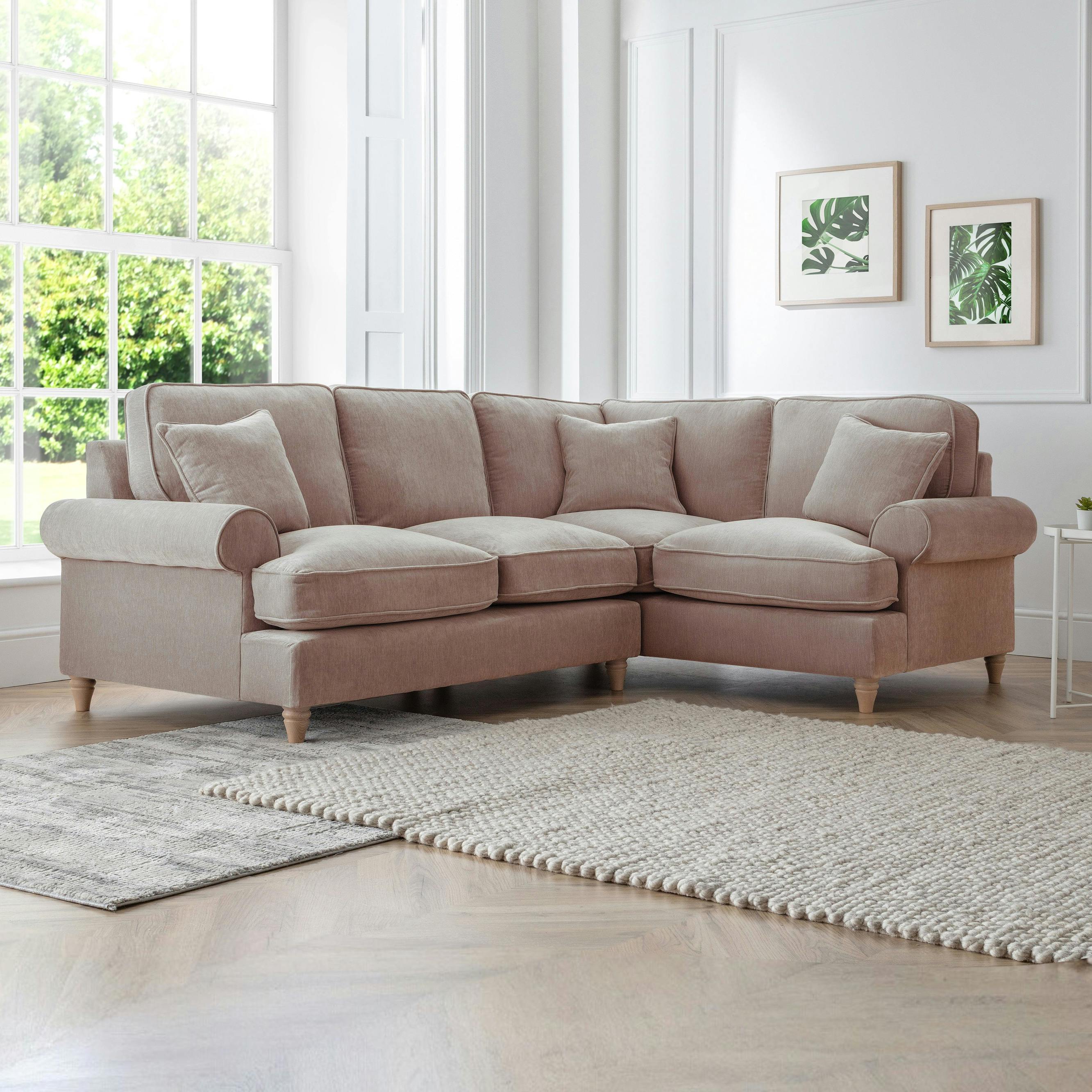 Rackhams The Bromfield Right Hand Corner Sofa - Putty