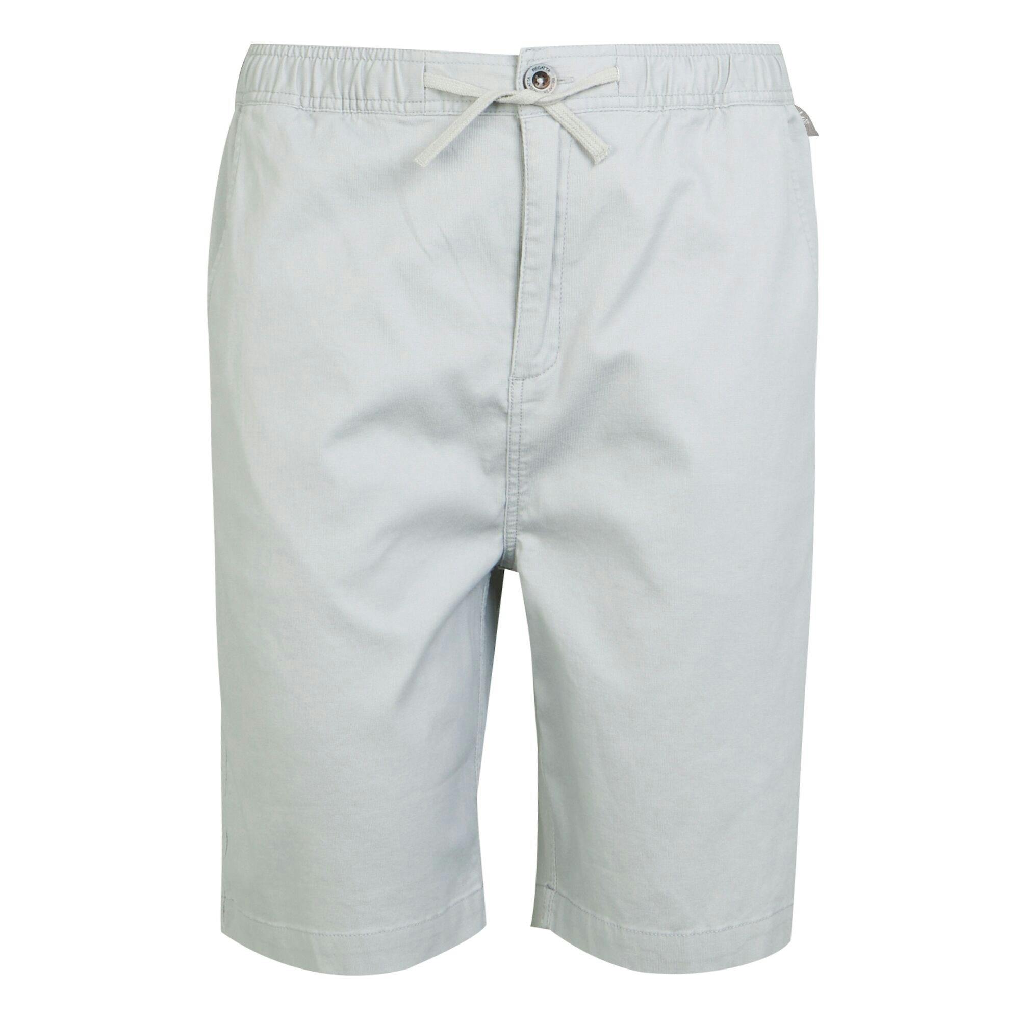 Regatta (38R, Silver Grey) Mens Aldan Chino Shorts - Image 2