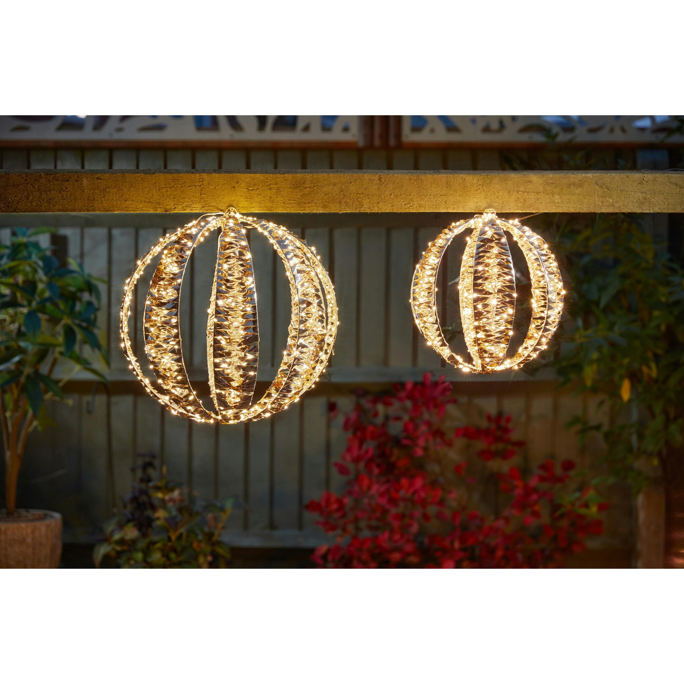 Mysmartbuy Gold/Dark Twist Globe 40Cm Lv - One Size