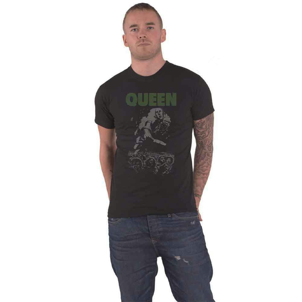 Paradiso Clothing Unisex Black Queen News Of The World Full Cover 40 Years T Shirt - S