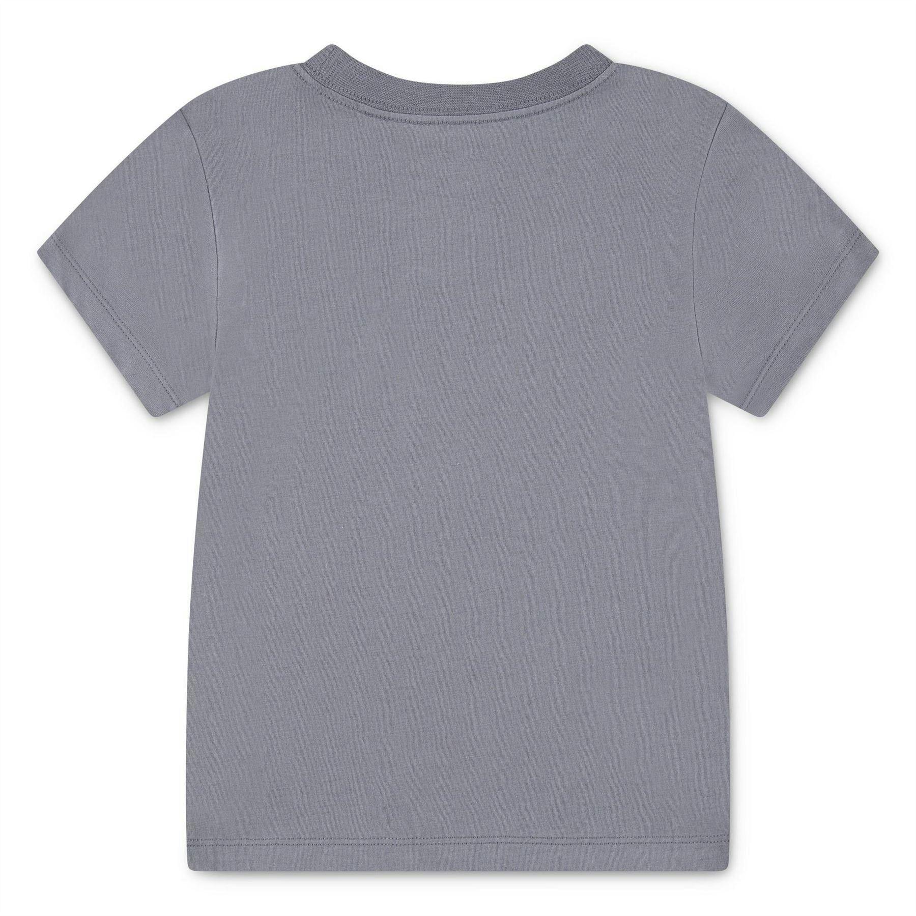 Nike Grey Childrens/Kids Game Swoosh T-Shirt - Smoke - 5-6 Years - Smoke - 60% Cotton/40% Polyester