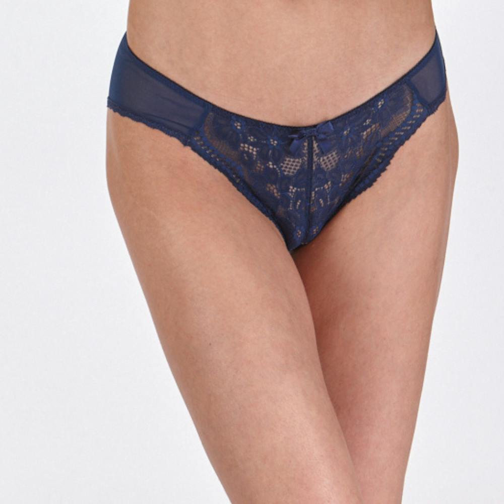 Little Women Women's Red/Pink Little Dainty You Knickers - Small - Navy