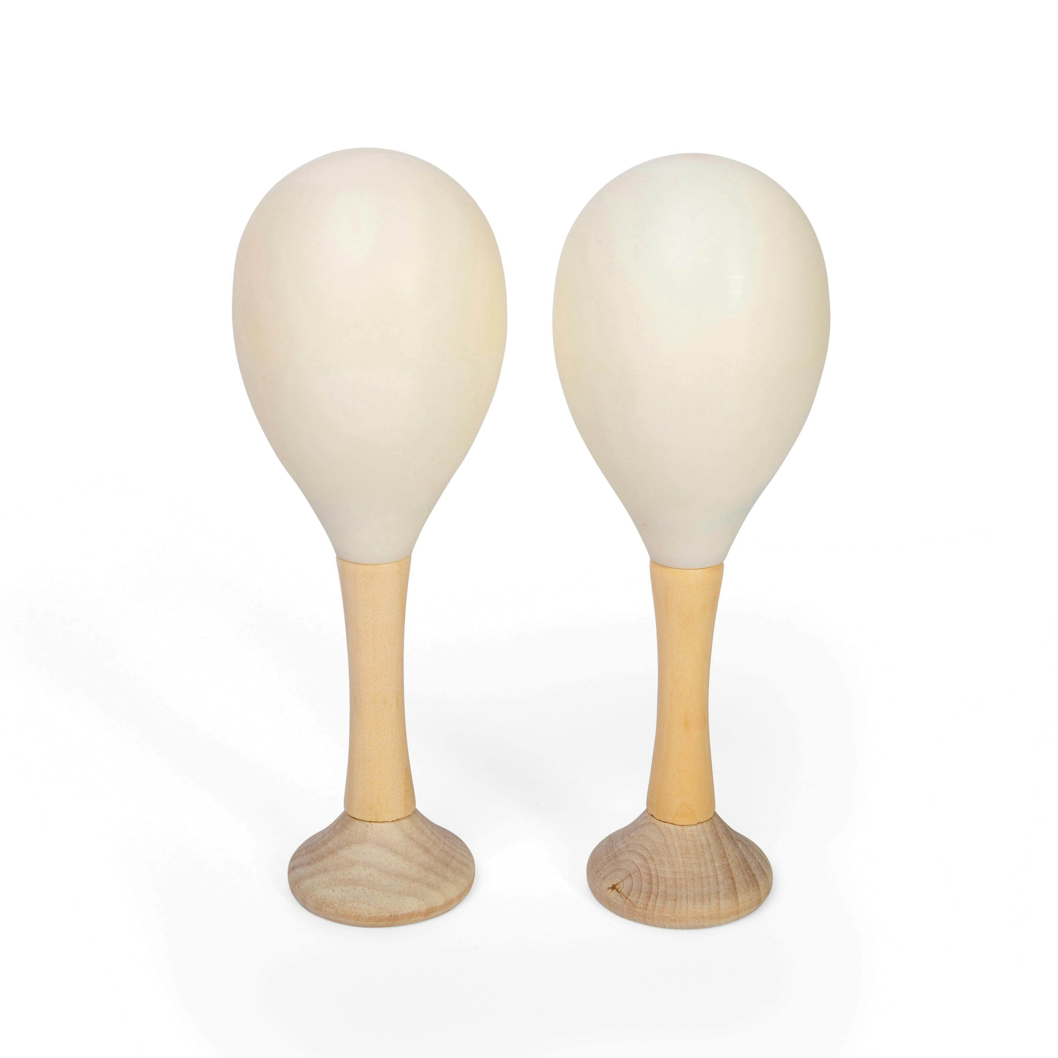 Bigjigs Toys Natural Maraca 2 Pack