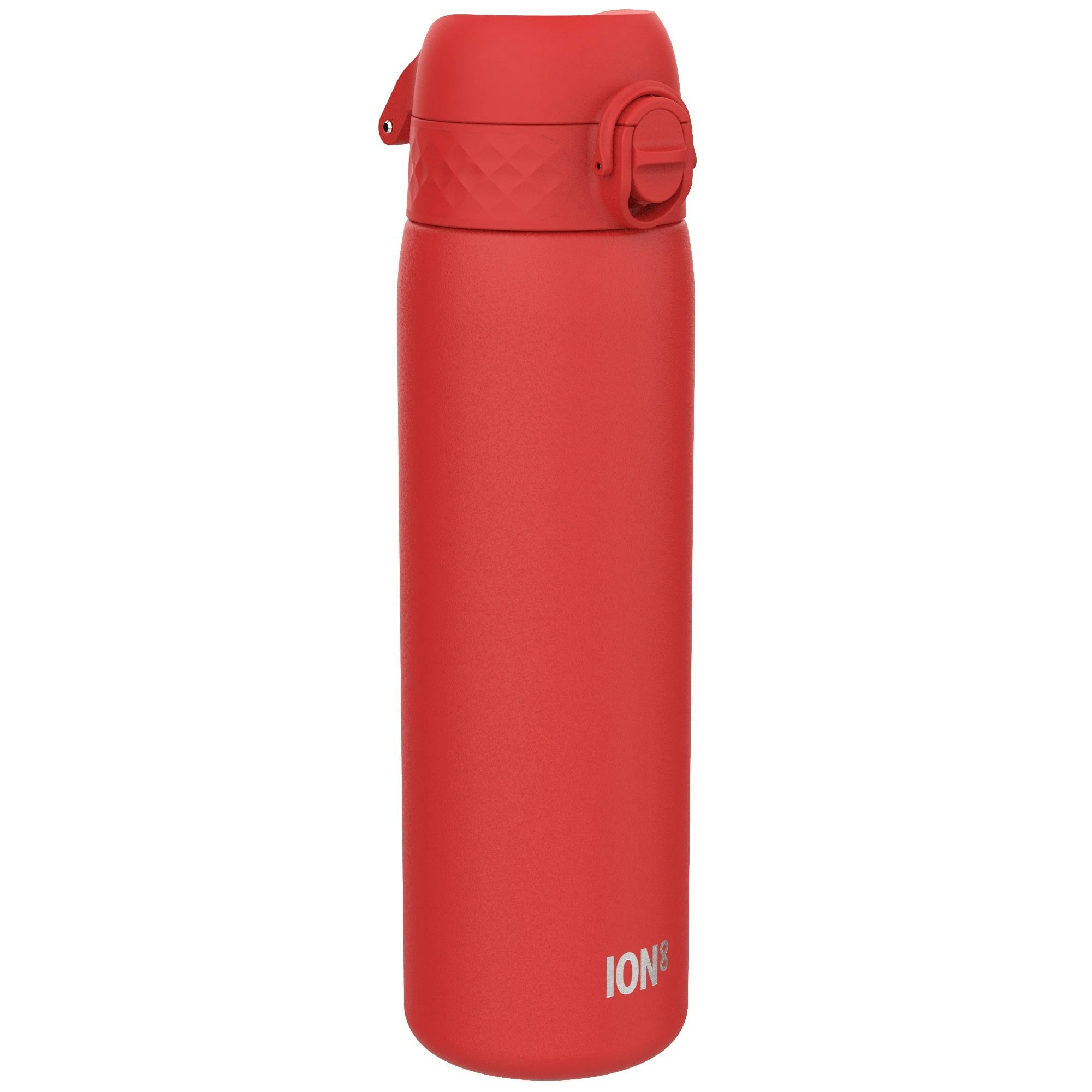 ION8 Leak Proof Slim Water Bottle, Stainless Steel, Red, 600ml (20oz) - Image 3