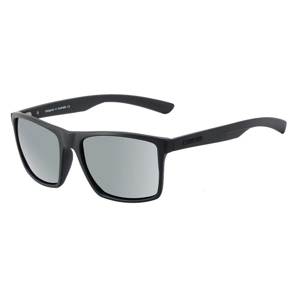 Dirty Dog Black/Silver Volcano - With Polarized Mirror Lens - 57