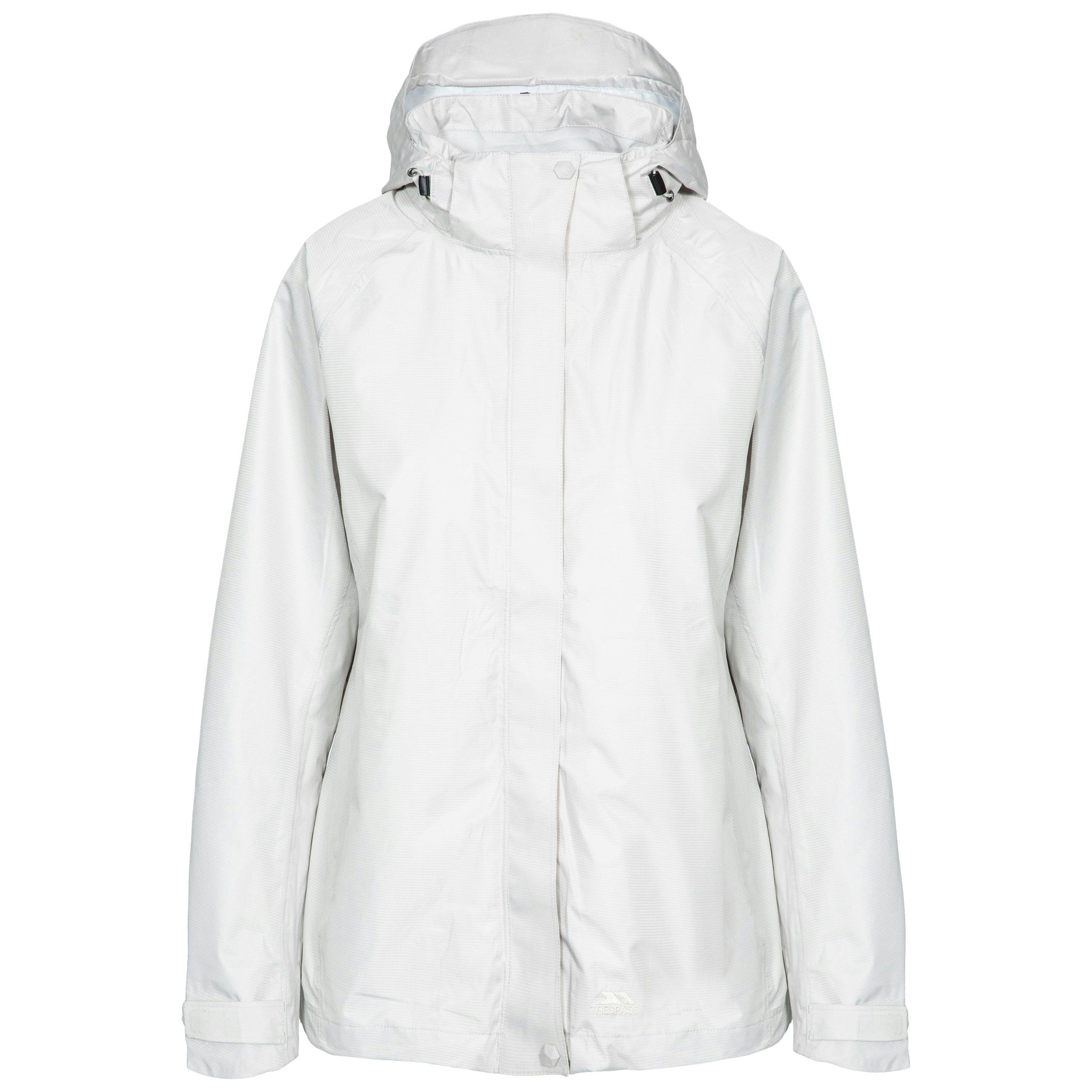 Trespass Women's / Review Waterproof Jacket - Fawn - Xxs - Fawn - 100% Polyester