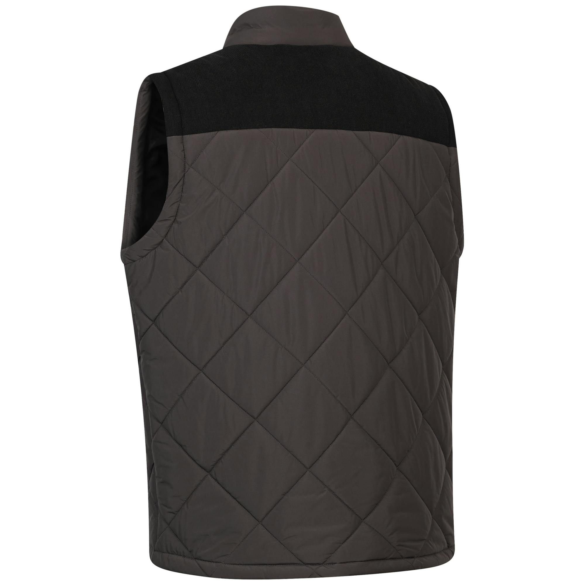 Trespass Men's Dark/Grey Plato Gilet - L - 100% Polyester