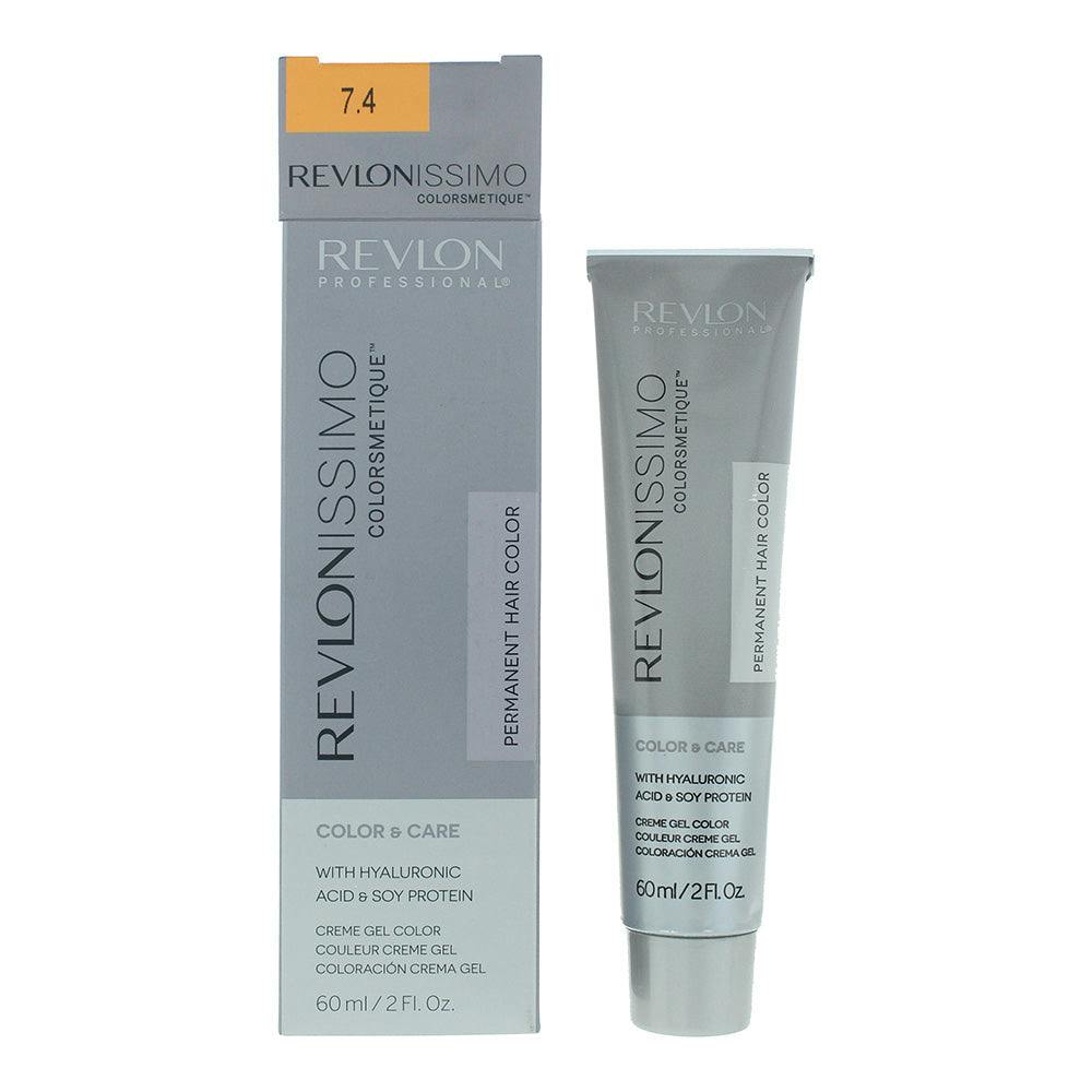 Revlon Revlonissimo Colorsmetique - 7.4 Medium Copper Blonde By For Unisex - 2 Oz Hair Color - Image 5