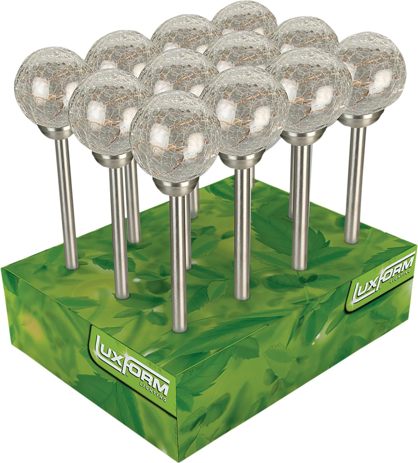 Luxform Mambo Stainless Steel Led Garden Solar Spike Light 12 Pack - Image 6