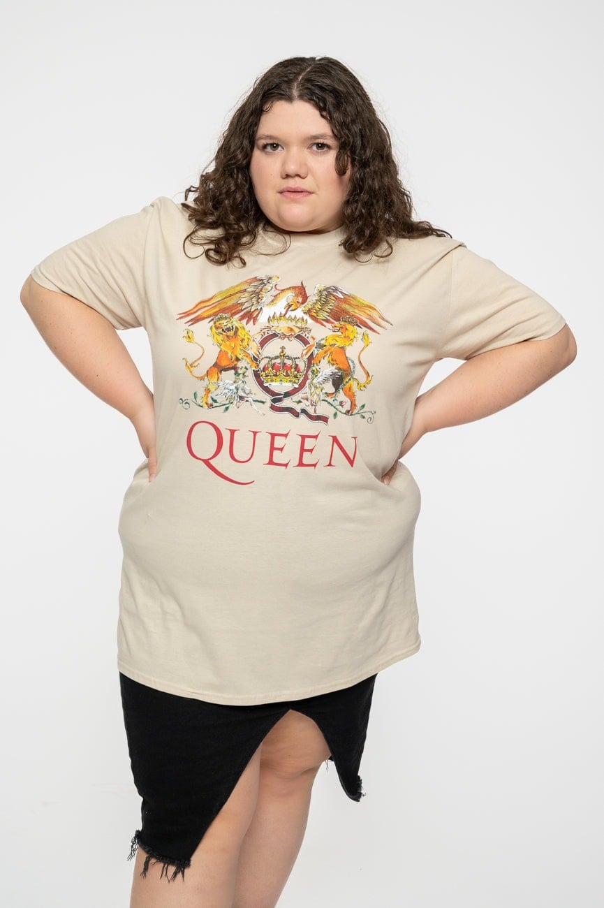 Paradiso Clothing Unisex Queen Classic Crest T Shirt - Sand - Xl