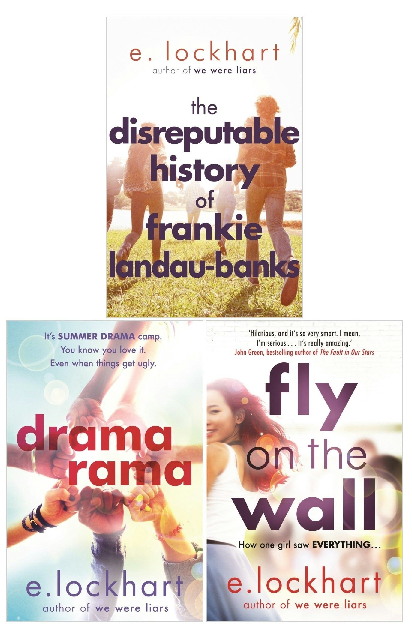 Various Publishers Girls E. Lockhart 3 Books Collection Set (Fly On The Wall, Dramarama, The Disreputable History Of Frankie Landau-Banks)