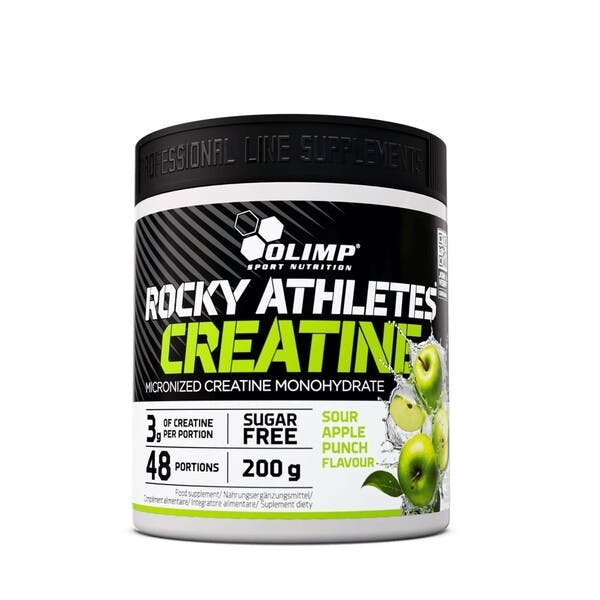 Olimp Nutrition Rocky Athletes Creatine 200G-Sour Apple Punch - Image 2